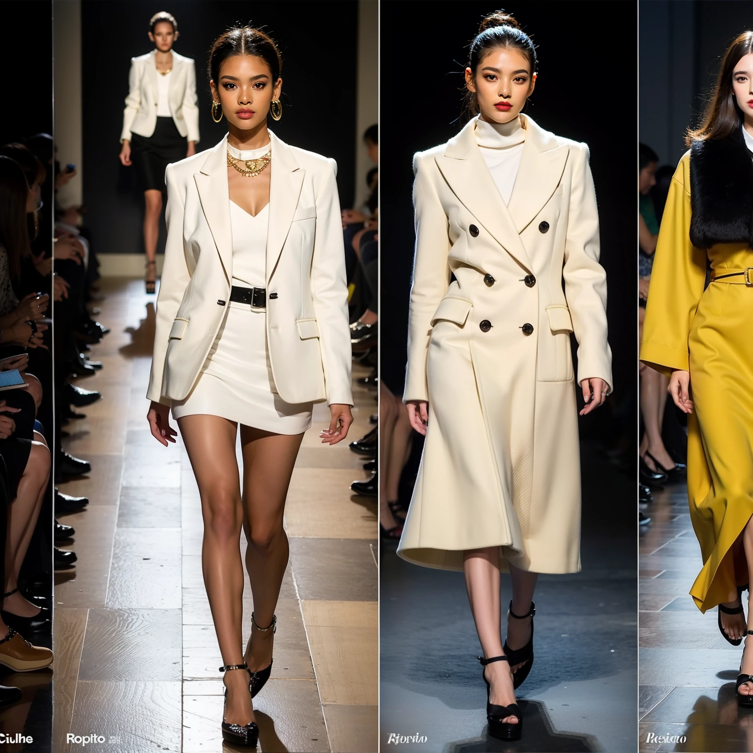 um desfile de moda de outro mundo, tendencia na revista Fashio