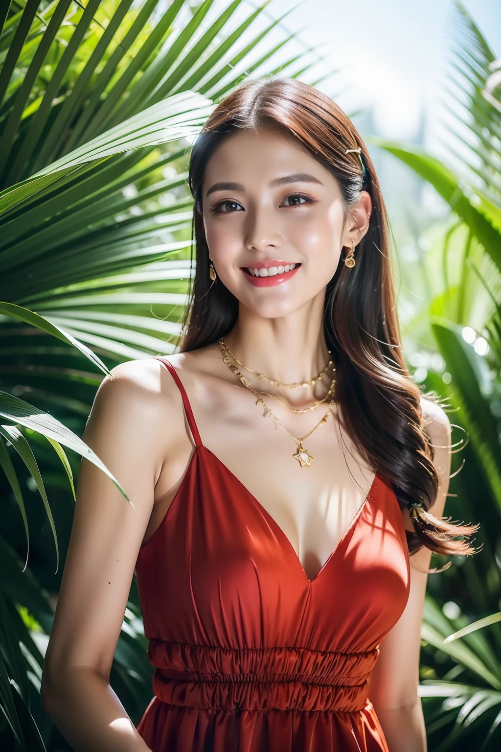 (8K分辨率,Photographs of legs),(Multiple women,20yr old,(The facial features of Thai Aump:1.8,Thin skeletal cheeks,s delicate face),com rosto detalhado,Lovely face,com rosto detalhado,详细的脸,Ultra-fine makeup,Black colored eyes,(Look in different directions),Long dark red hair,(Messy has layers),Redlip,Fair smooth skin,(Best Skin Type:1.21),mediuml breasts,((Thai evening dress:Siwalai,Delicate shawl straps,Luxurious ladies' tube dresses),A small number of flower hairpins,Luxurious necklaces and bracelets),Tall and tall,The action of flying kisses,perfect hand,Ultra-fine clothing material),(party,banquet,tropical trees,Flower wall,Exquisite environmental details),(exhilarated,confident smile,Rejoice,intimacy),(profesional lighting,动态照明),((The colors are relatively uniform,Noble sexy,vivaciousness,rays of sunshine(golden colored,red colour,in pink))),(Golden section,Cinema lenses,Dynamic shots,Hasselblad photograp,tmasterpiece:1.3),(adolable,rays of sunshine,vivaciousness,mistic,fanciful,Little woman,trendsetting,Folklore,Artis,Art platform)