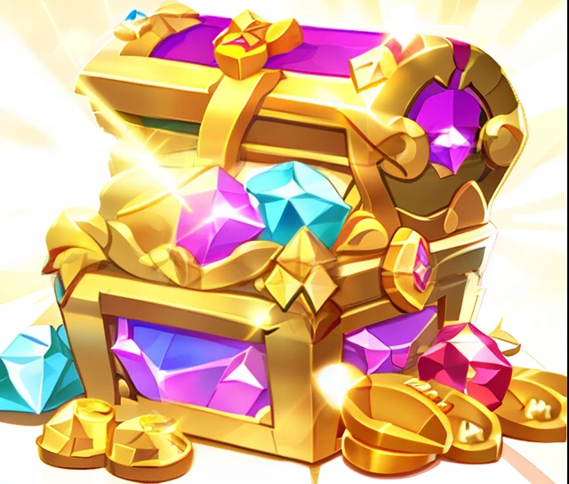 a chest full of gold and diamonds with a key, gold and treasure, treasure chests, treasure, treasure chest, treasure hoard, treasure artifact, treasure room, treasure background, chest, gems and gold, treasures, gold and gems, game icon asset, treasures of gold, rpg item, hiding large treasure chest, many treasures, gold, luxury item showcase