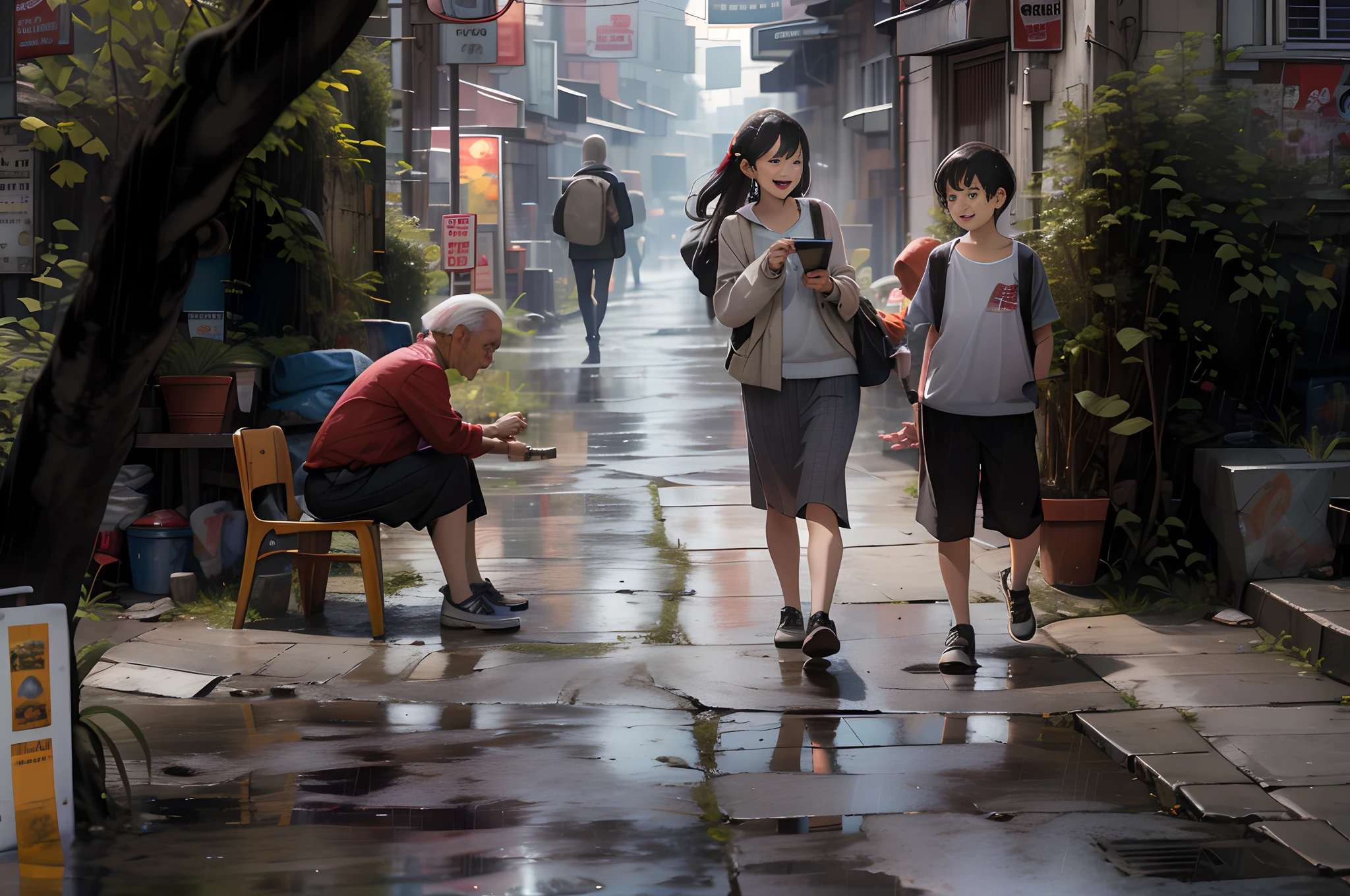 Street after rain