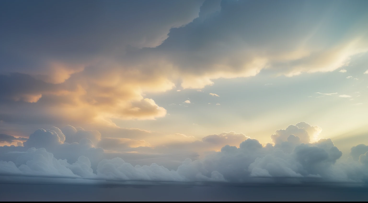 there is a plane flying through the clouds at sunset, Dreamy clouds, Cloudy sky in a dreamy sky, beautiful sky and clouds, Beautiful cloudy atmosphere, Soft clouds, Heavenly clouds, among heavenly sunlit clouds, peaceful clouds, Atmospheric fantasy sky, Fluffy and soft clouds, clouds background, Dreamy fluffy clouds, Beautiful cloudy sky, cloudy sky background, sky with swirling clouds