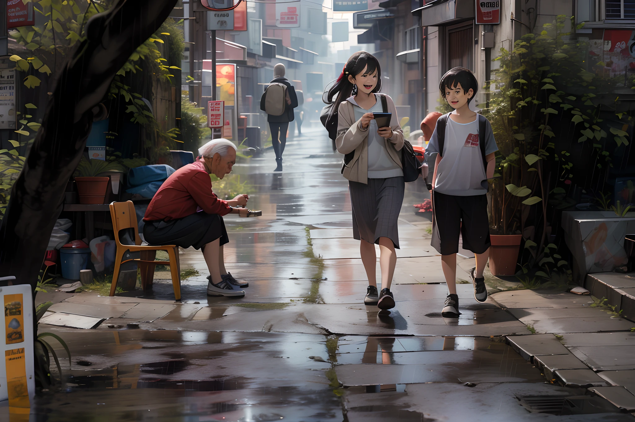 Street after rain