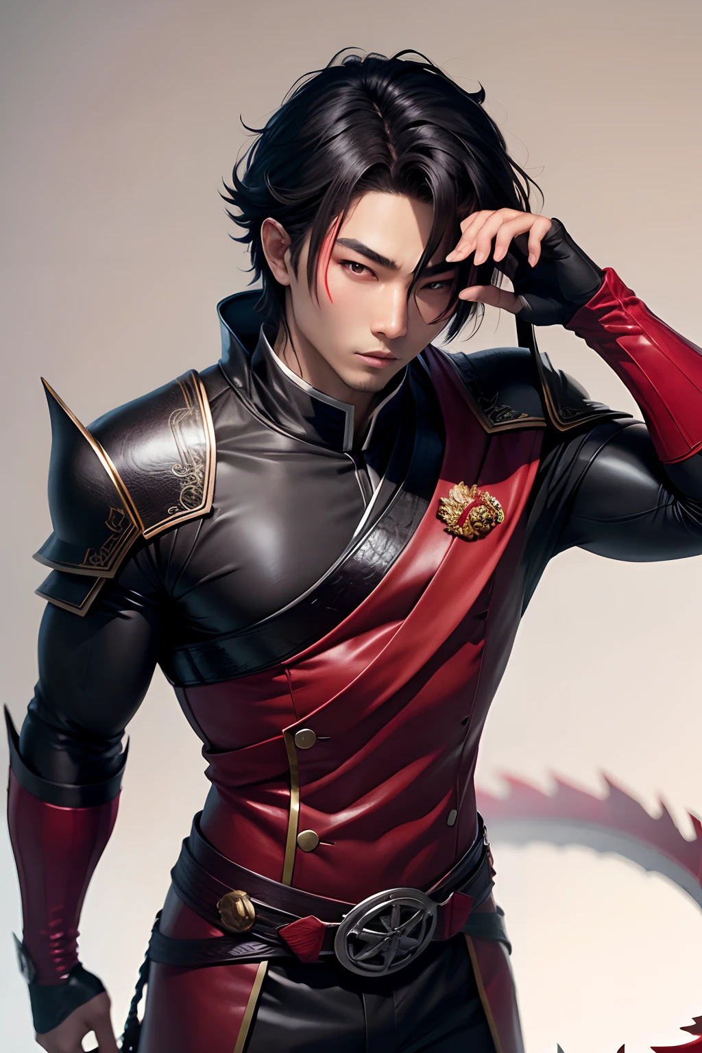Katsuya Jonai is also with the true red-eyed black dragon