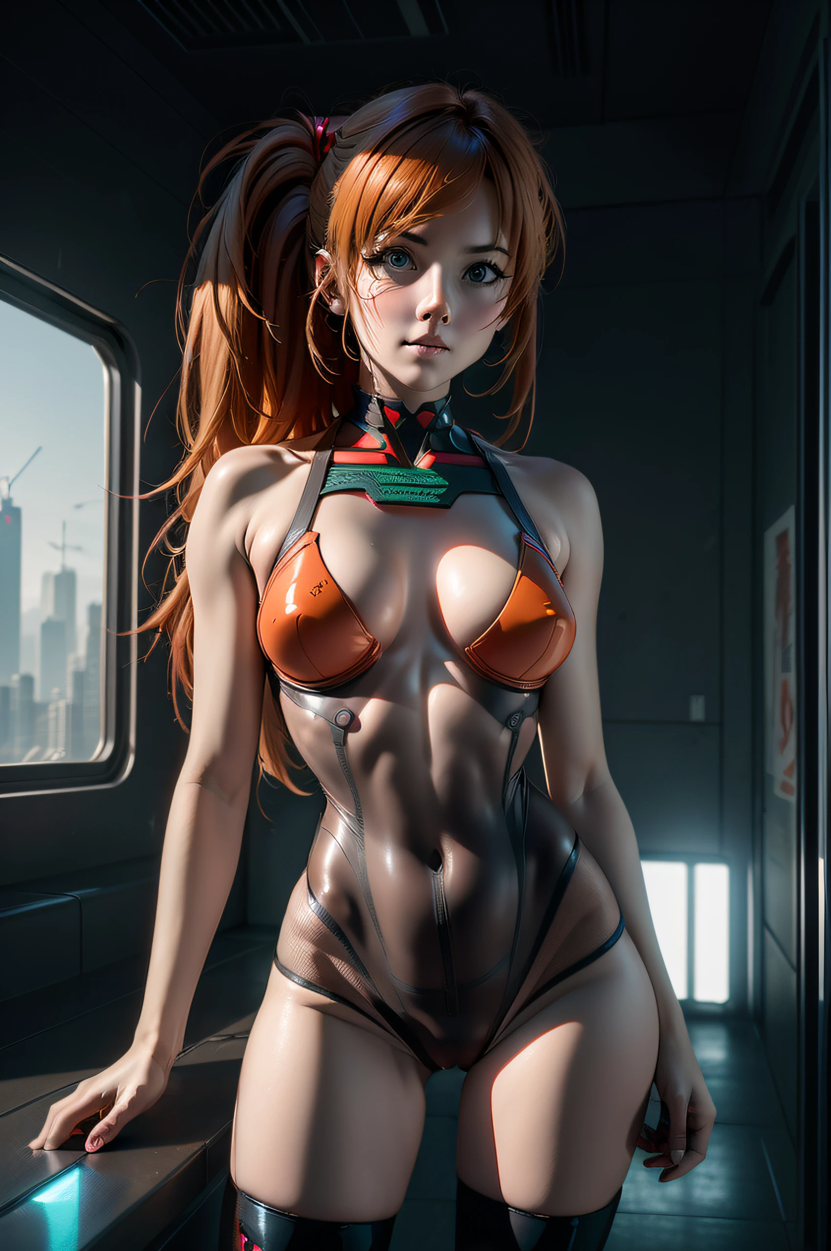 ((Asuka Langley Shikinami)), (((desnudo))), (((ropa transparente))), afuera en un desierto de rocas rojas, ((La luz viene de abajo)), ((Lighting comes from the ground)), ((pelirrojo)), ((ojos azules)), ((mejor calidad)), ((obra maestra)), (muy detallado:1.3), ................3d, hermoso culo, (cyberpunk:1.3) ((desnuda))) ((falta muy corta)) ((culo perfecto)) ((vista del culo)) (((Pantyhouse transparente))), vida real, HDR (High Dymanic Range), Trazado de rayos, NVIDIA RTX, Super resolution, Irreal 5, Sub-Surface Scatterring, Texturas PBR, postprocesamiento, Anisotropic filtering, profundidad de campo, maximum sharpness and sharpness, Texturas multicapa, Mapeo de albedo y especular, sombreado de superficie, Accurate simulation of light-material interactions, proporciones perfectas, octane representation, duotone lighting, ISO bajo, balance de blancos, regla de tercios, apertura amplia, 8K RAW, high-efficiency subpixels, sub-pixel convolution, glow particles,