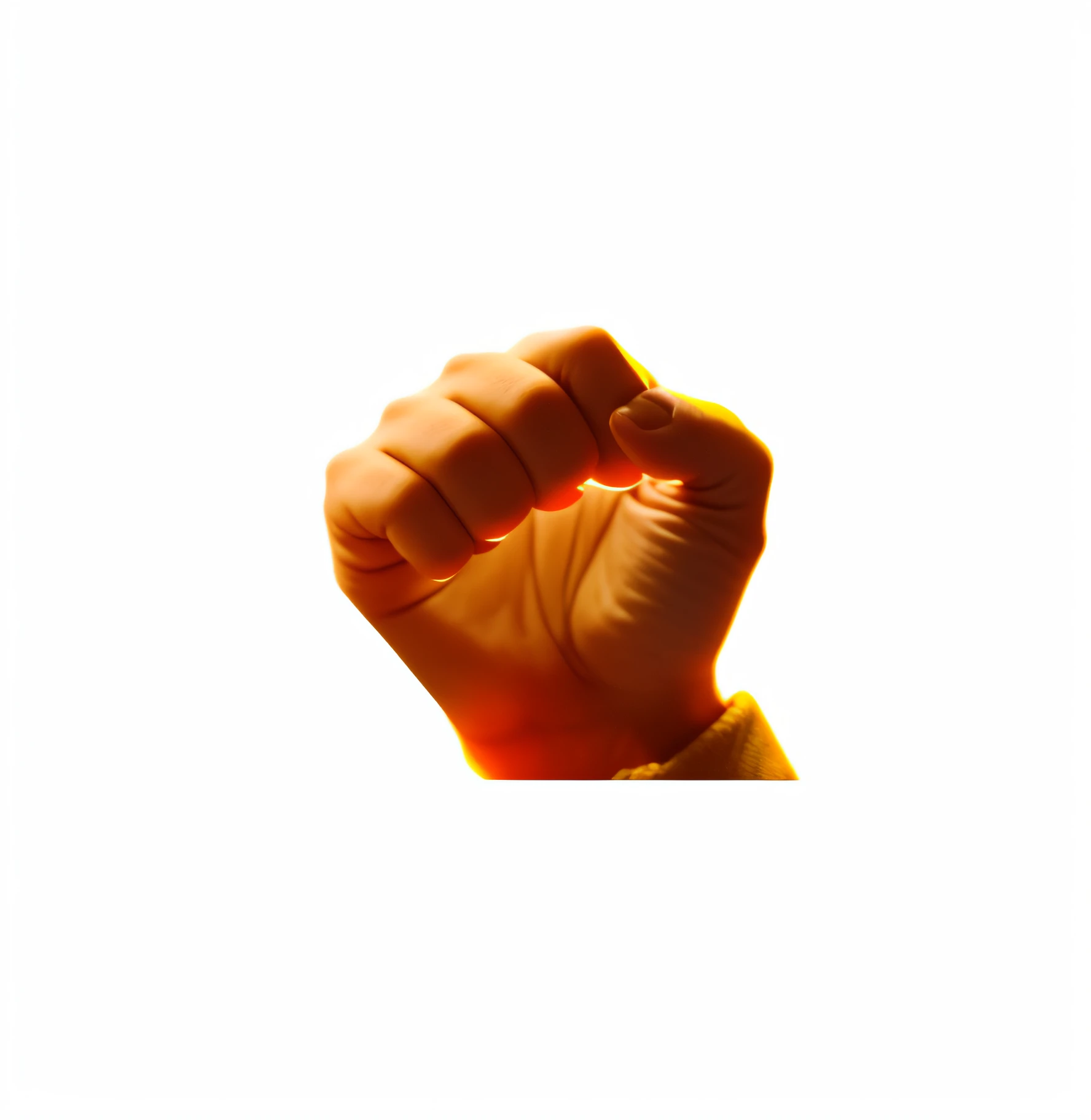 There is a hand holding a cell phone in the air, raised fist, clenched fists, Raise a fist in victory, closeup of fist, Clenched fists, Big fists, Drunken fist, inspired by Daryush Shokof, fists in the air, heavy gesture style closeup, Fisting, fireball hand, violently fist fighting, fist training