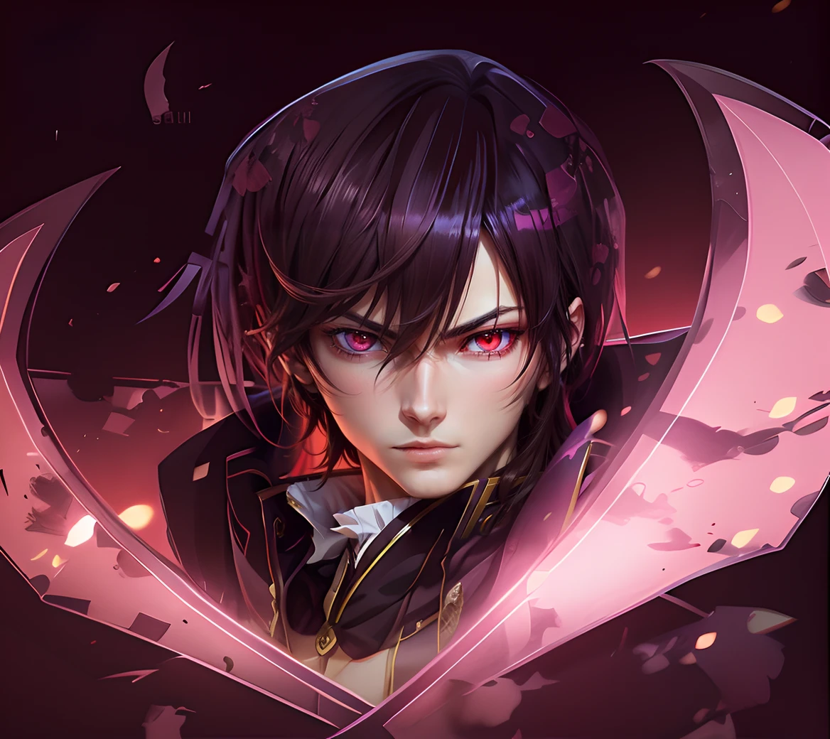 Lelouch Vibritannia male people Right eye red