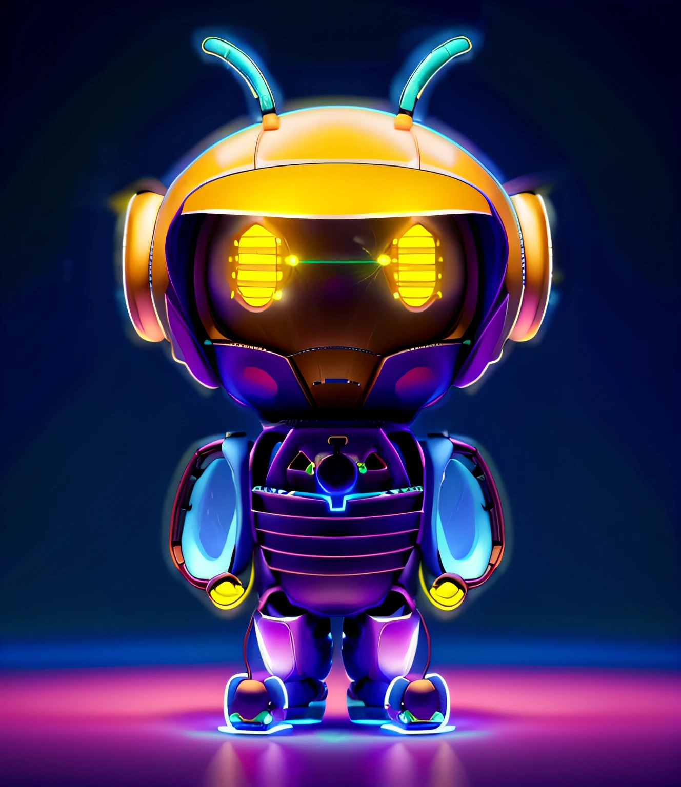 Drawing of a robot with a hat and bag, Outline sketch, contour drawing, human structure bee concept art, vector line art, full bodyesbian; Front view, friendly humanoid insect robot, lineart behance hd, clean lineart, thick vector line art, complete detailed body, vector drawing, clean anime outlines, hornet from hollow knight, cyberpunk bee