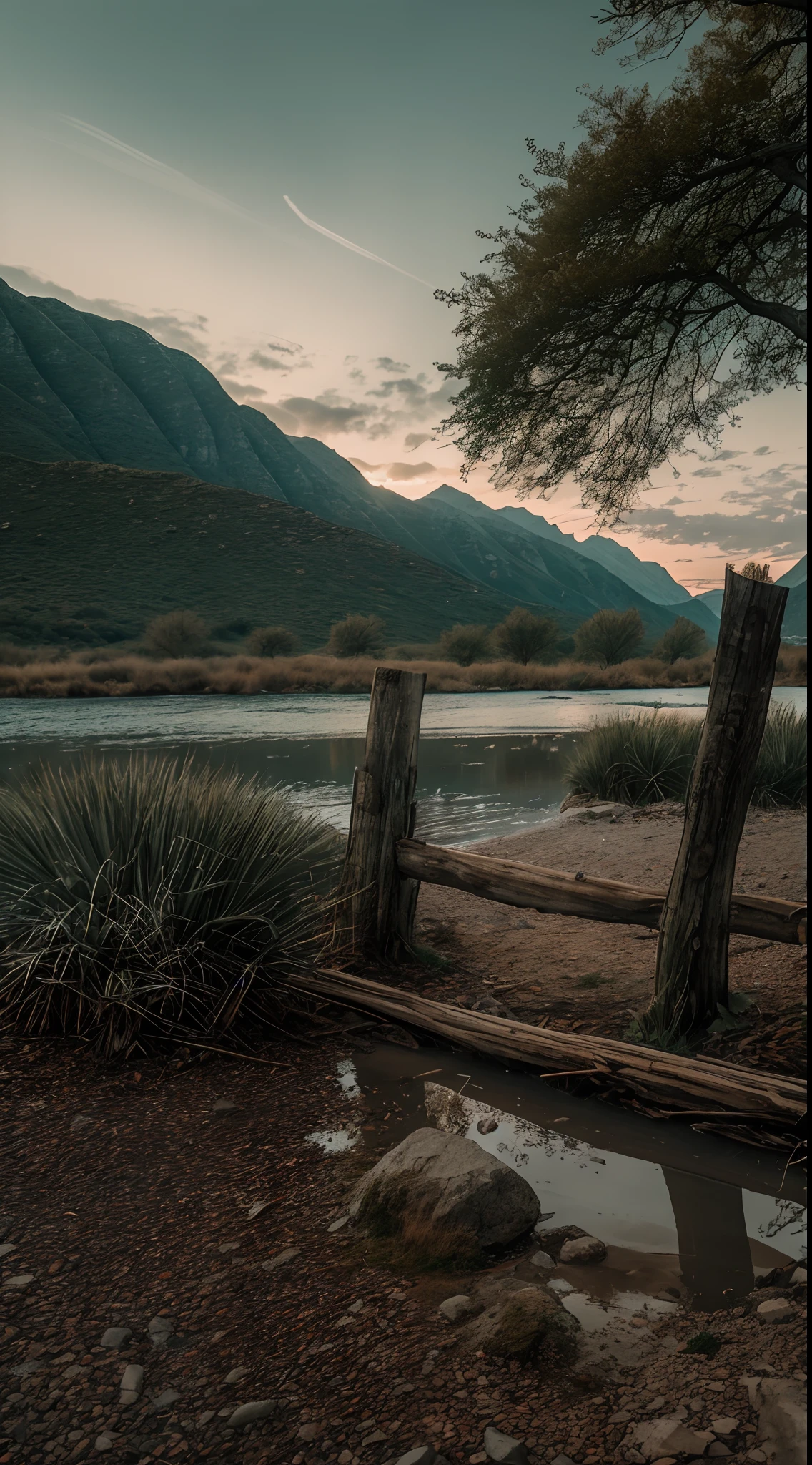 RAW photo of a landscape, small details, photorealistic, ultra-realistic photo, 8k uhd, dslr, soft lighting, high quality, film grain, Fujifilm XT3, (masterpiece)