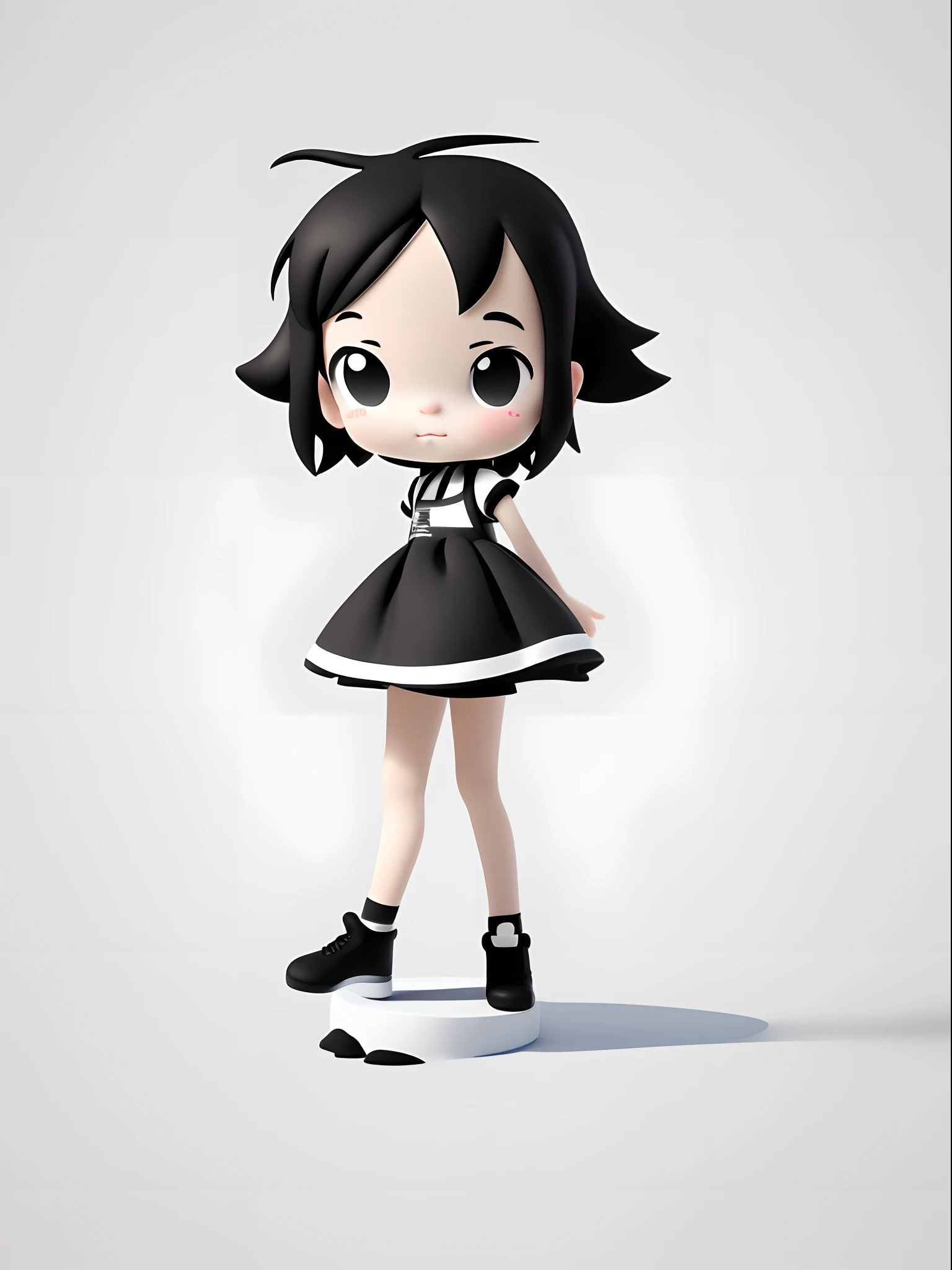 very simple , Minimalist , cartoon graffiti , Line art , cute black line little girl , a variety of poses