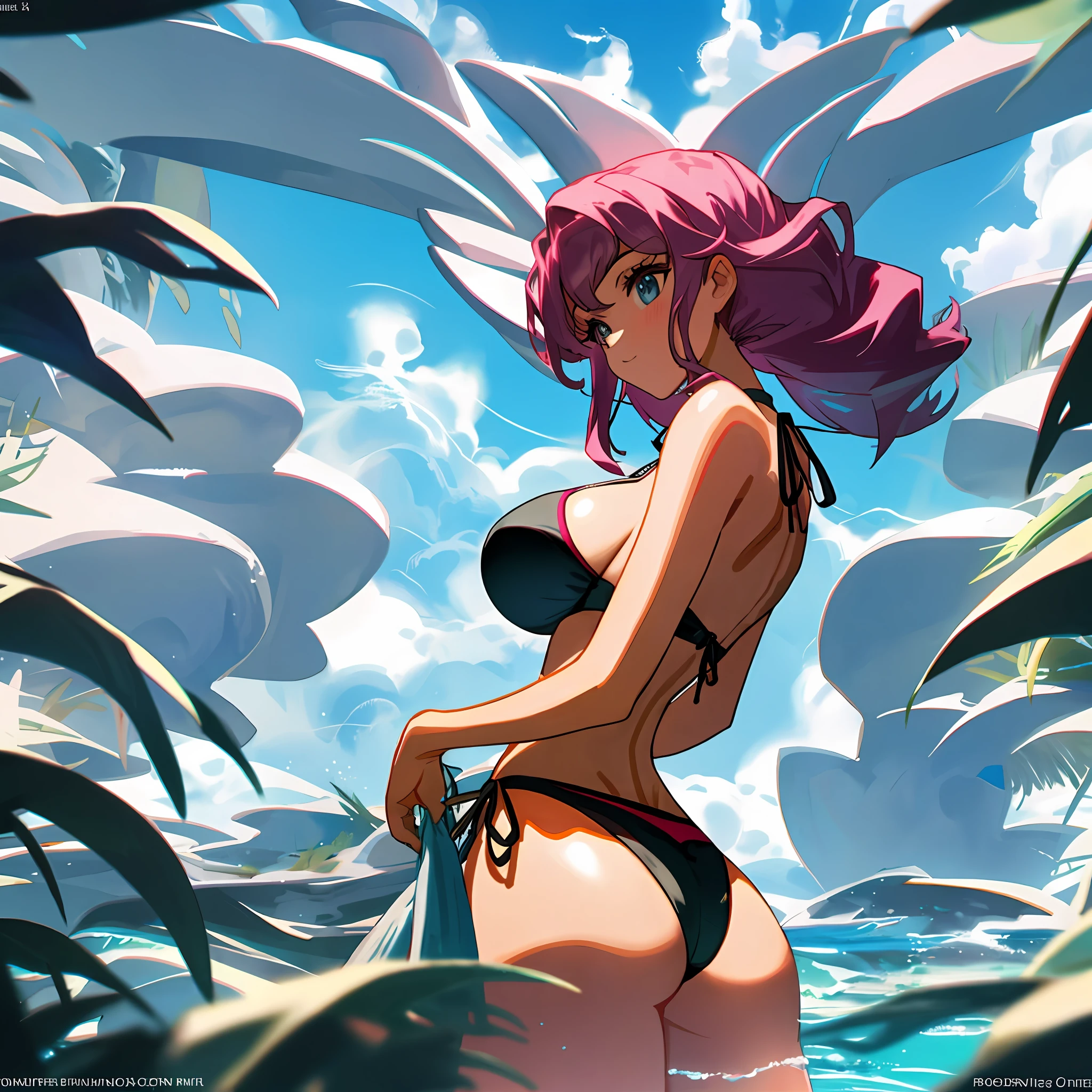Beauty Two-dimensional Big Breasts Big Ass Bikini