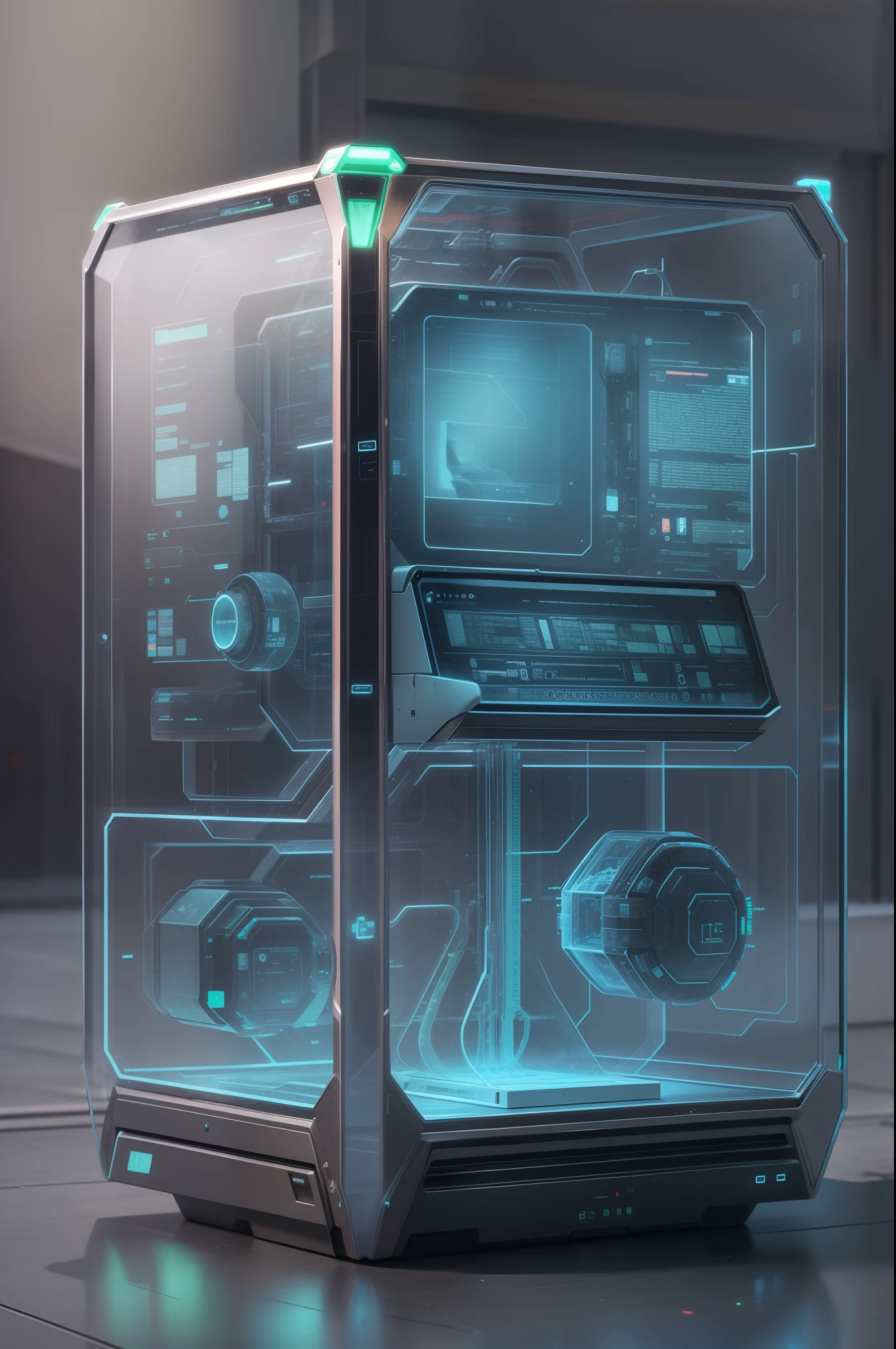 glasstech,scifi, transparent , computer