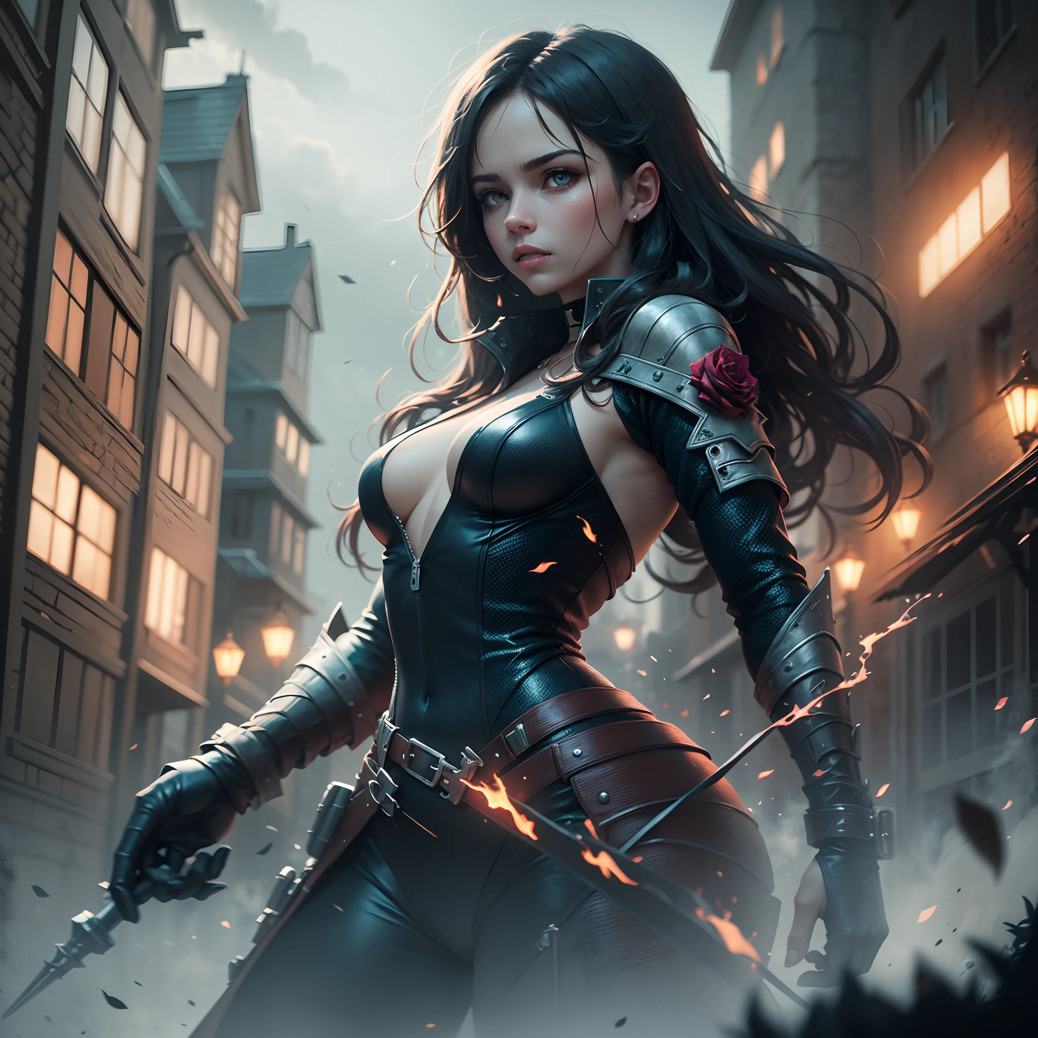 (dark magic), (grim),
rose dynamic pose, action packed, by Alena Aenami,
(intricate details), (hyperdetailed), 8k hdr, high detailed, lot of details, high quality, soft cinematic light, dramatic atmosphere, atmospheric perspective --auto --s2