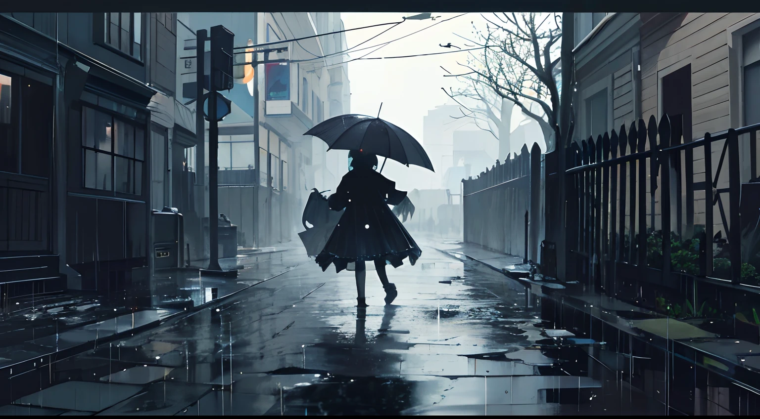 rained,Ghastly, the night,lose