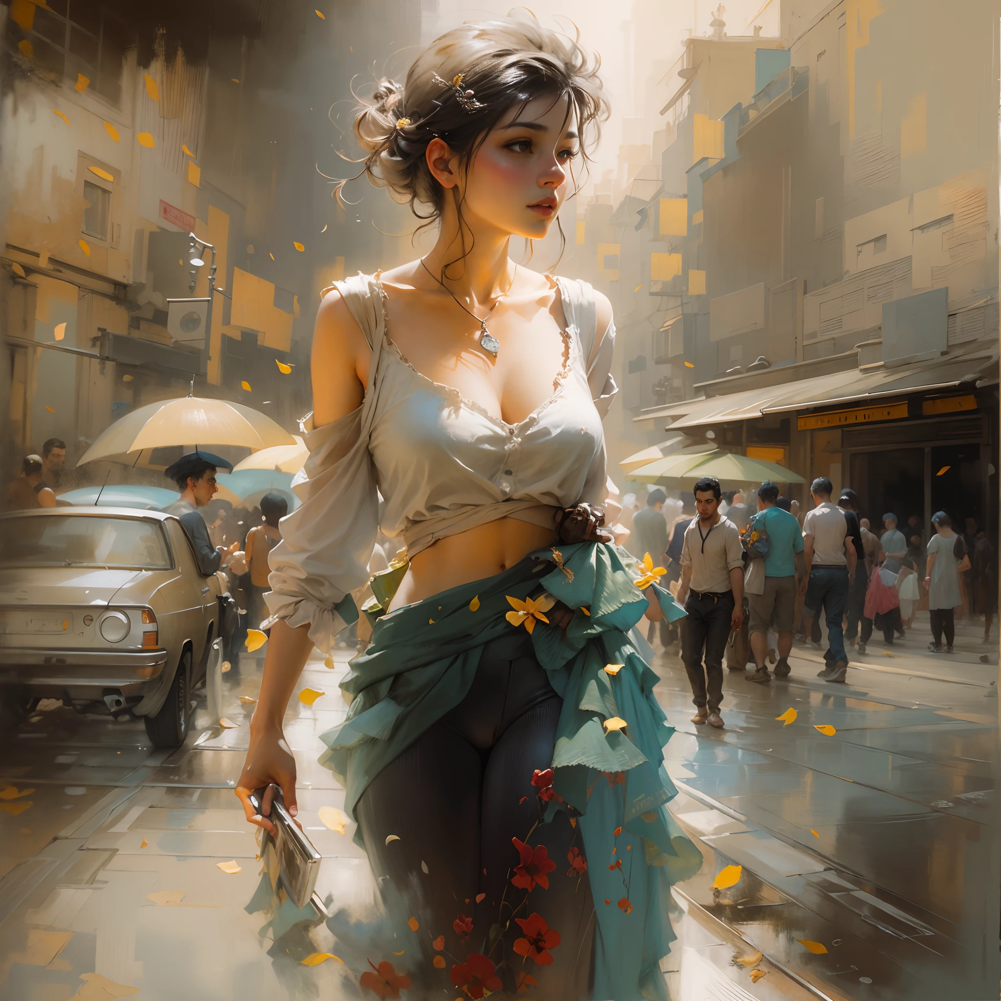 style of Pino Daeni