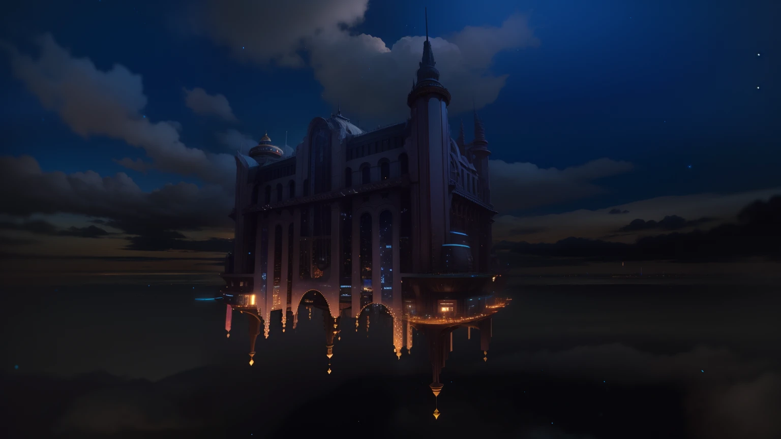 sky cities，sea of stars