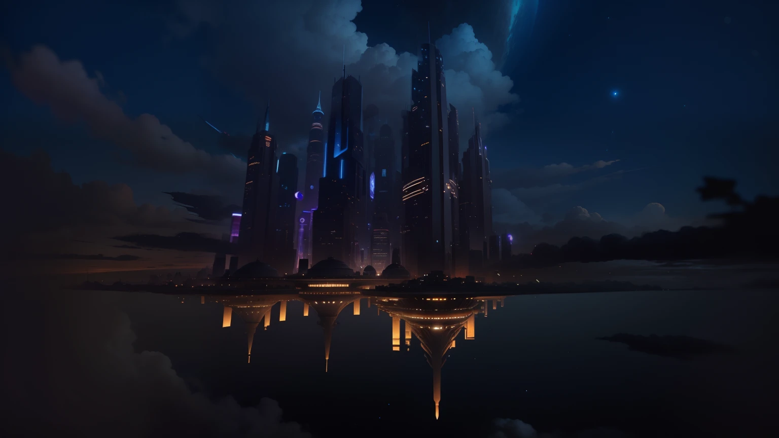 sky cities，sea of stars