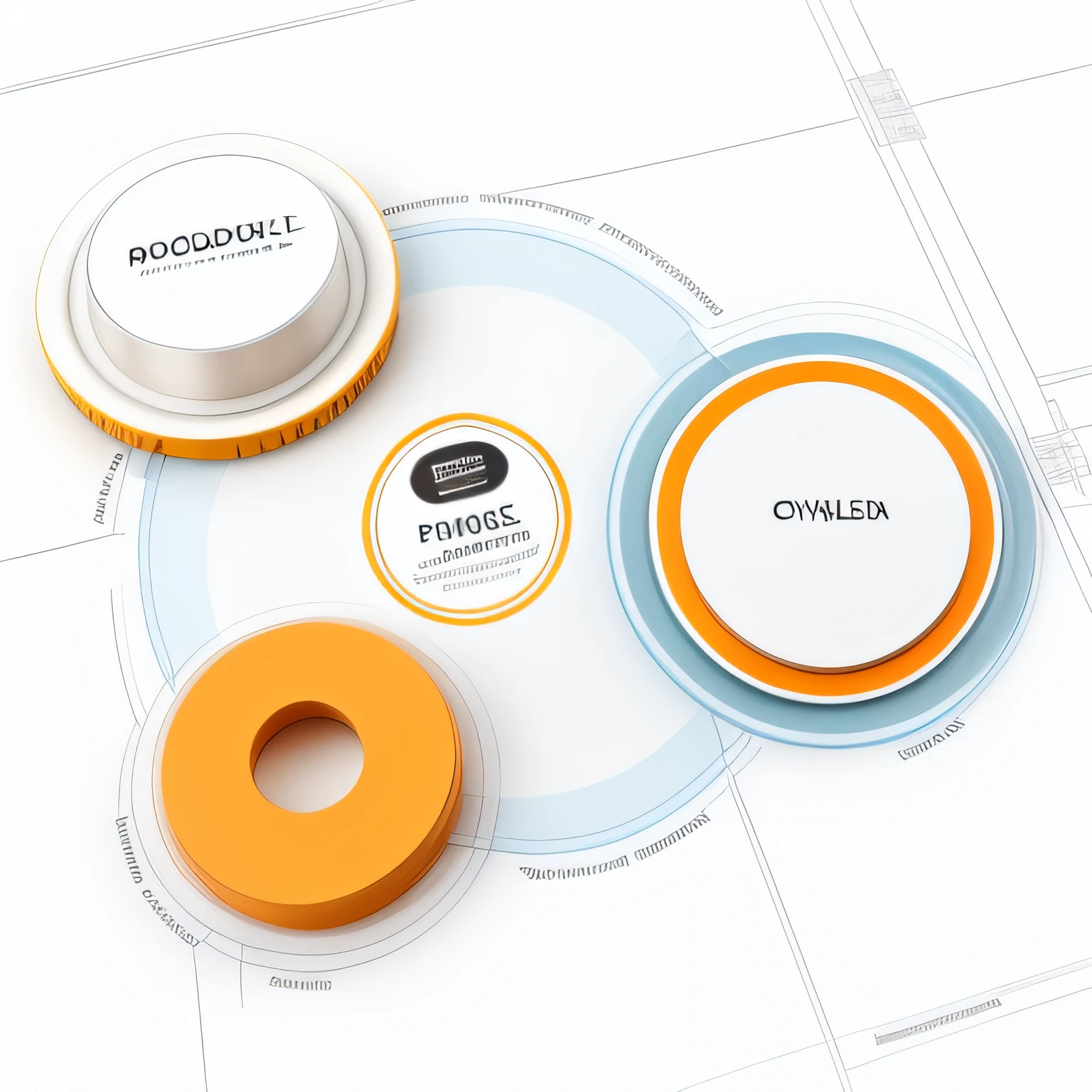 a close up of a diagram of the three types of product, product concept, 3d product, product, product introduction photo, product design, designer product, product design concept, process, high quality product, 3, version 3, no type, type - 2, detailed image, full body image, design thinking, high quality product image”, design process. Yellow and orange and black