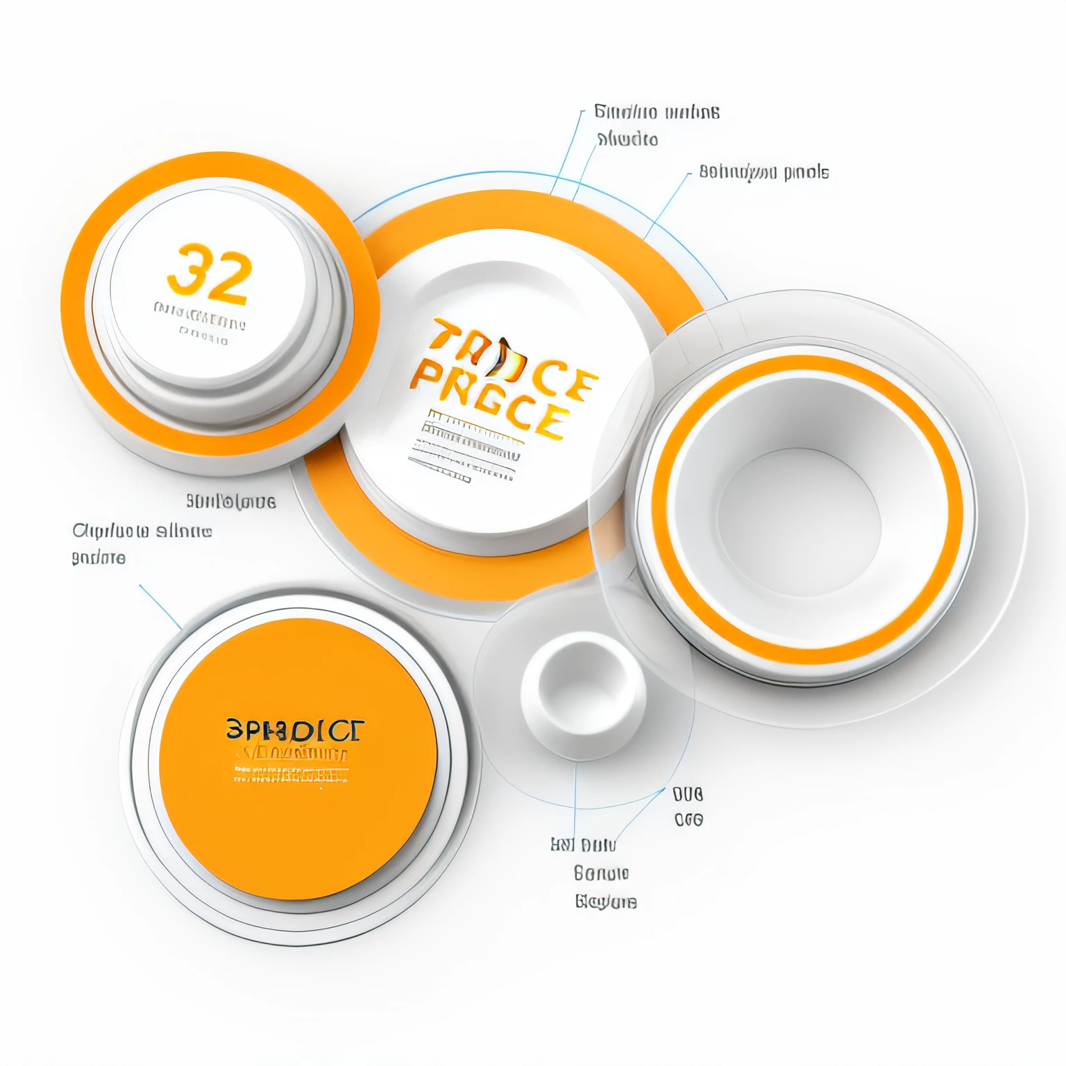 a close up of a diagram of the three types of product, product concept, 3d product, product, product introduction photo, product design, designer product, product design concept, process, high quality product, 3, version 3, no type, type - 2, detailed image, full body image, design thinking, high quality product image”, design process. Yellow and orange and black