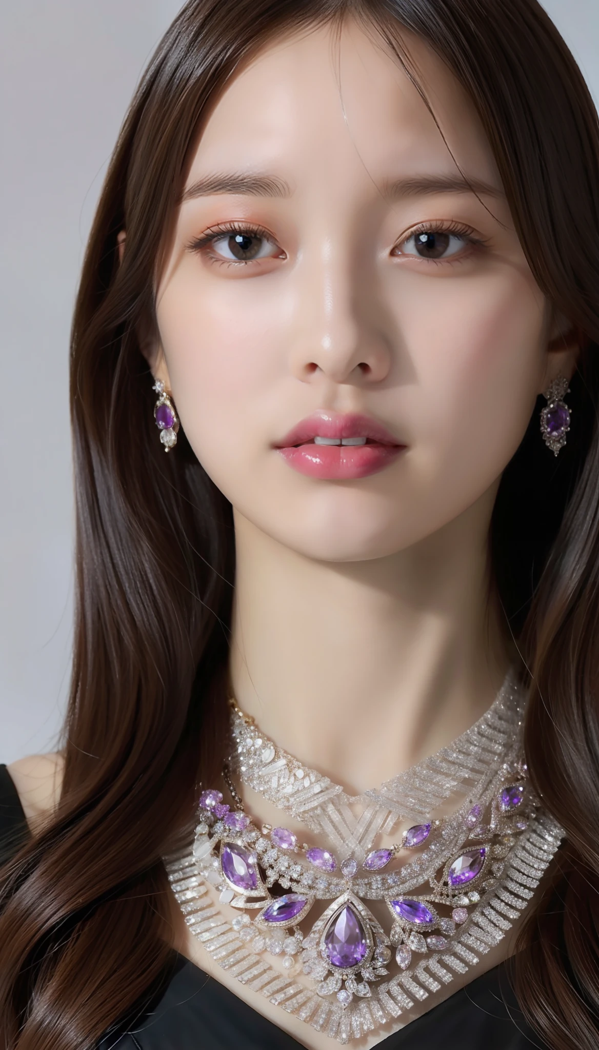 Wearing large gems