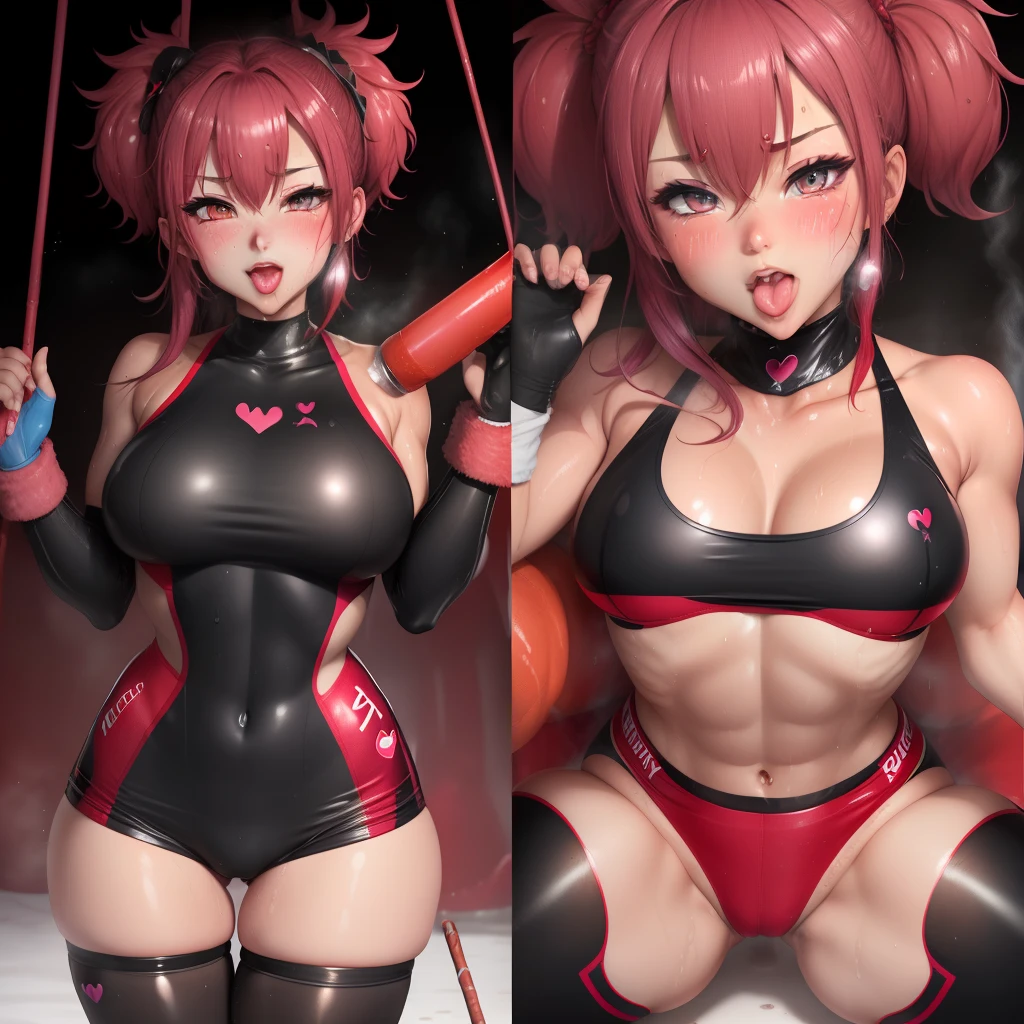the original god,Kizi,heart - shaped pupils,full face blush,steamy,sweat leggs,Love to fight,and the tongue sticks out,embarressed,Behold the,wetclothes,tmasterpiece,Best quality at best,nakeness