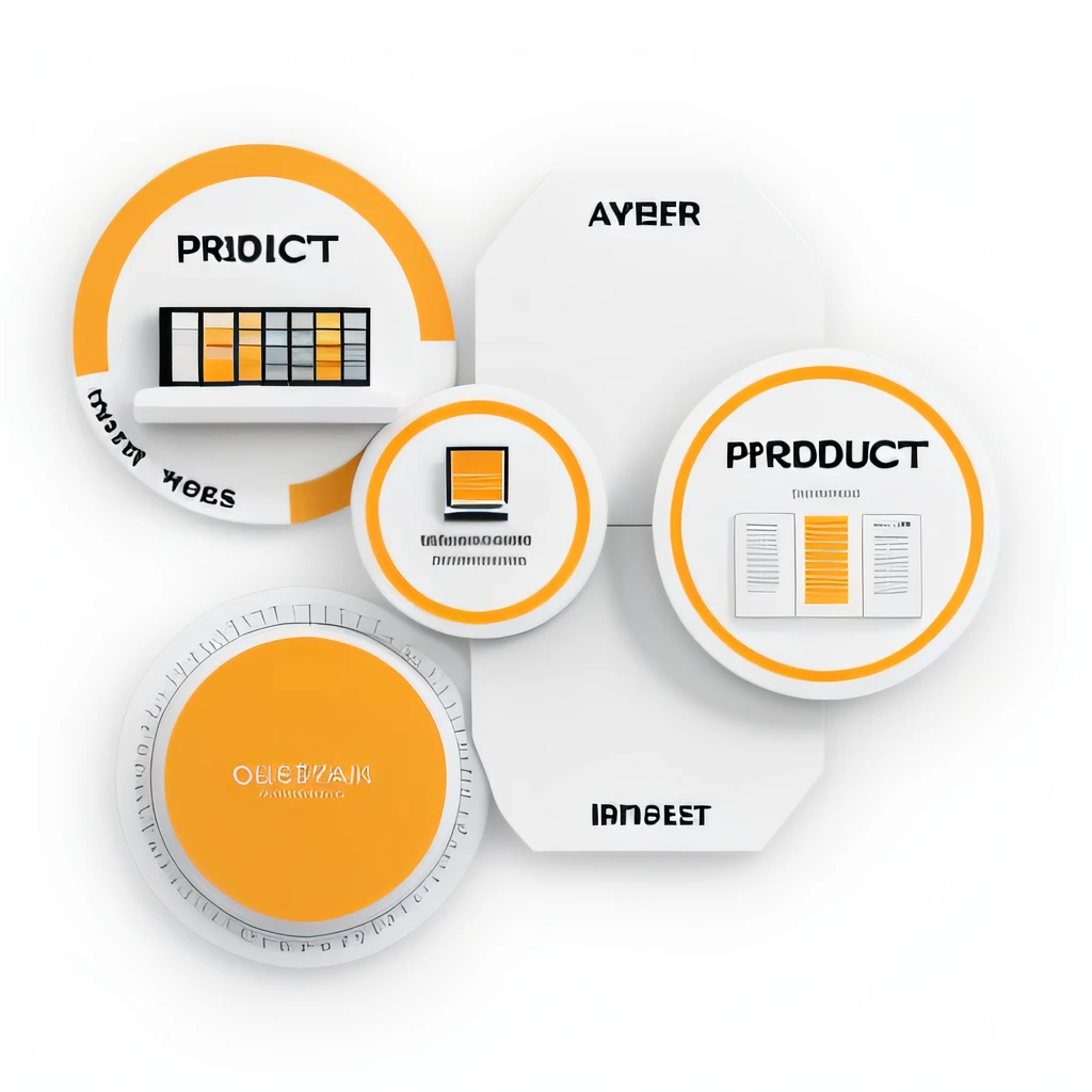 a close up of a diagram of the three types of product, product concept, 3d product, product, product introduction photo, product design, designer product, product design concept, process, high quality product, 3, version 3, no type, type - 2, detailed image, full body image, design thinking, high quality product image”, design process. Yellow and orange and black