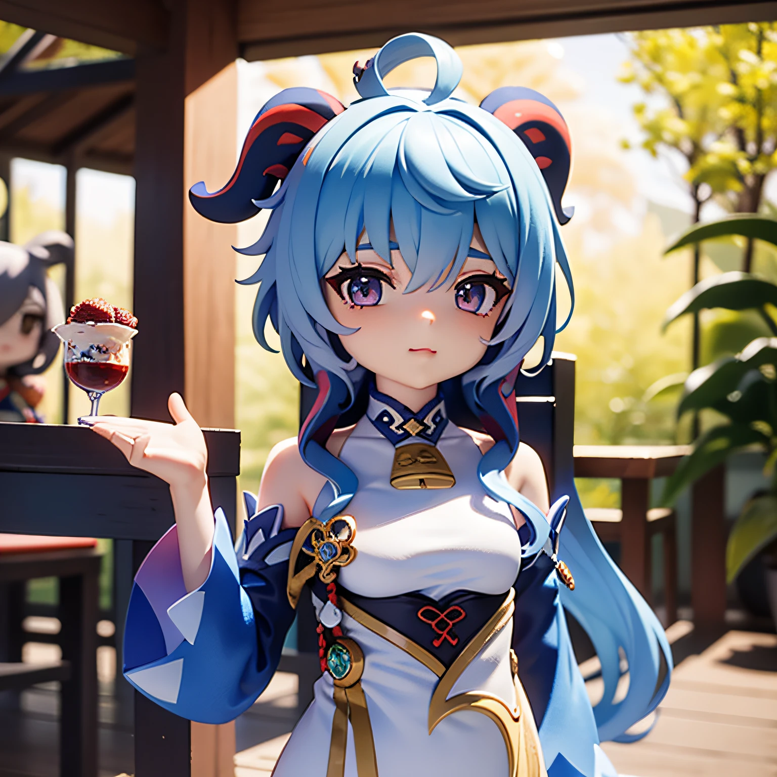 Ganyu /(genshin impact/),Masterpiece 8k,vred,small loli,extreme hight detail