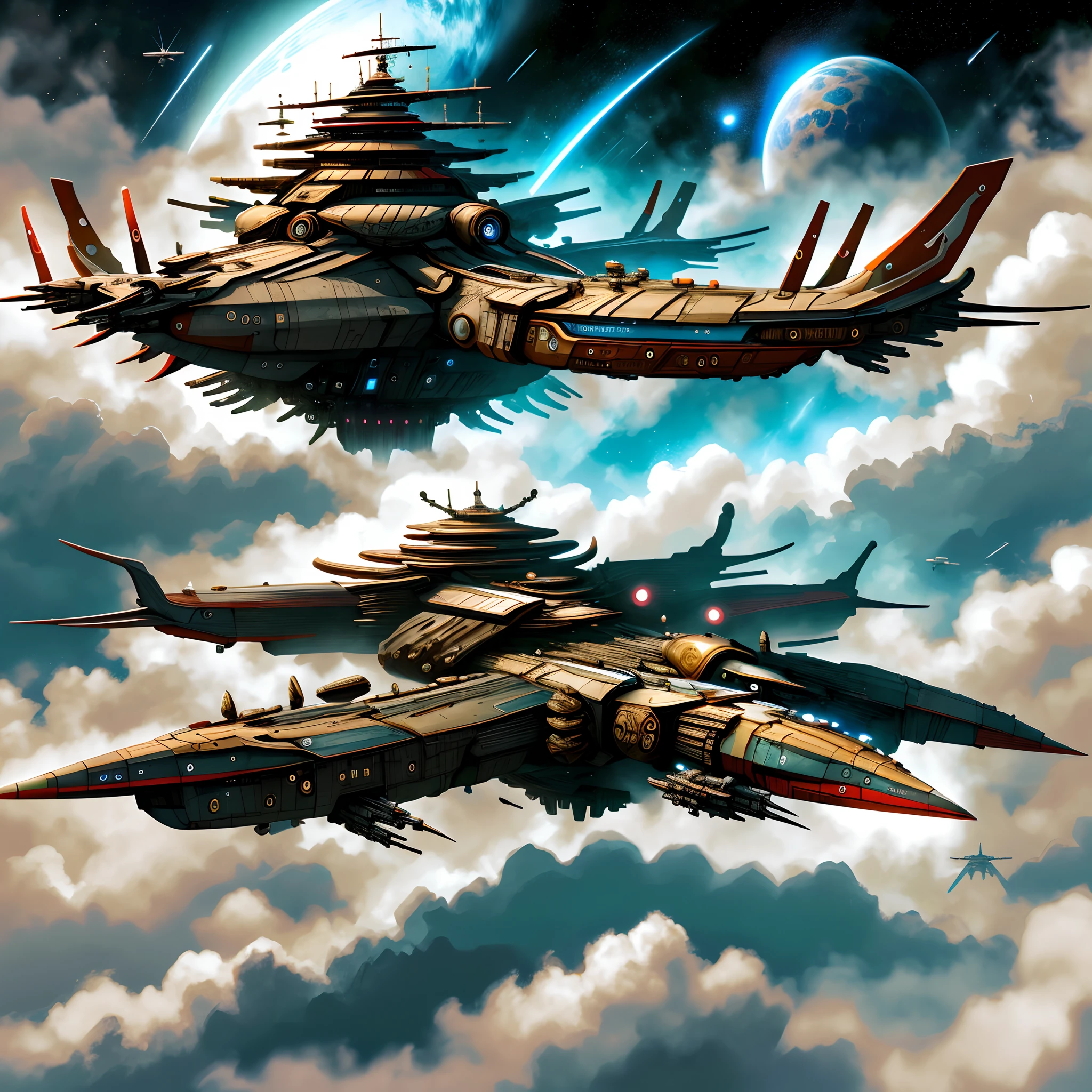 Union Starship sci-fi