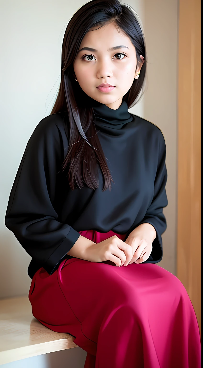Malay girl portrait photography