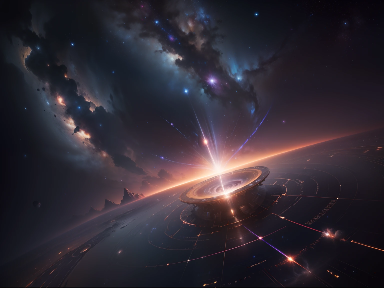 Masterpiece, Best quality, High quality, Extremely detailed Cg Unity 8K wallpaper, Depth of field, hdr,,Photorealistic,Extremely detailed, Intricate, High detail, Universe, space, milky ways, stars, planetes, astronault, kosmos, Celestial, Starcloud, black hole, solar system, cosmic rays, supernova, Deep space, astronomical objects
