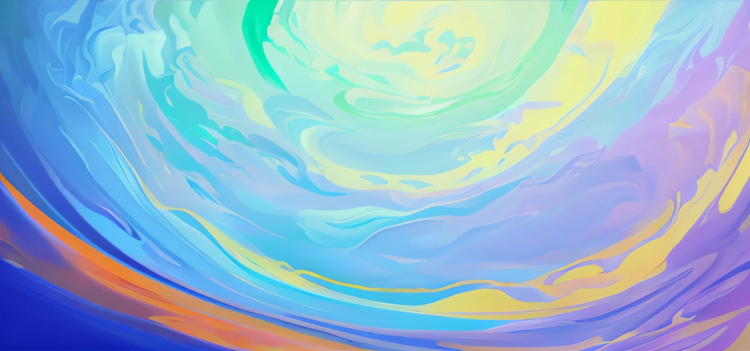 Swirling blue colors, Yellow, and purple background, Color field painting. 8K, vibrant digital painting, painted in high resolution, digital 4k painting, colorful digital painting, low details. Digital painting, smooth. Digital painting, sketch of an ocean in ms paint, psychedelic sky, painted in bright water colors, soft digital painting, digital painted，8K, RAW photo, Best quality, Masterpiece:1.4))), 超高分辨率, Ultra-detailed, illustration