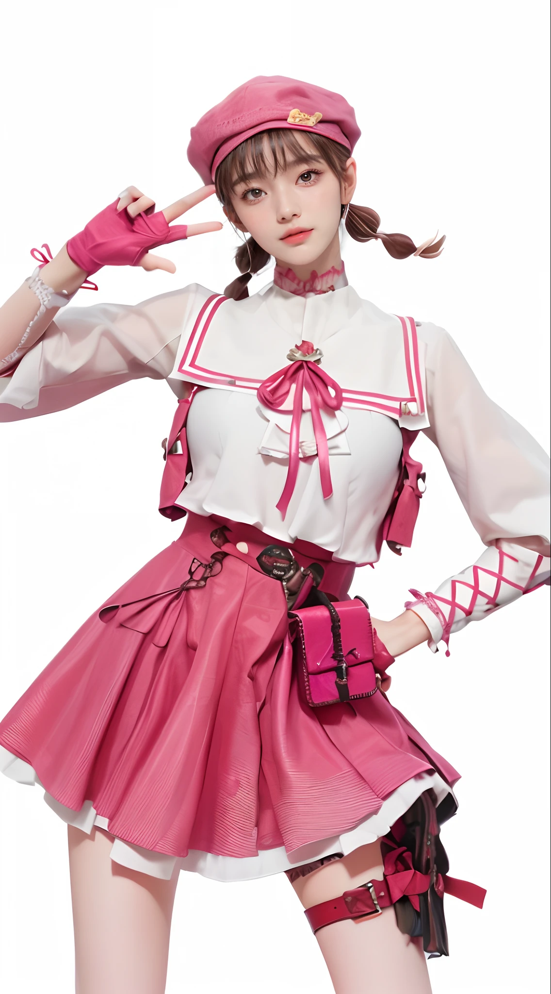 ((best qualtiy,8K,tmasterpiece:1.3))),Clear focus:1.2,(layer cut,The large:1.2),Beautiful Women in Perfect Figure:1.4,Slender abs:1.2,Moist body:1.5,Highly Detailed Face and Skin Textur,Detailed eyes,二重まぶた,long whitr hair,(beautidful eyes:1.3),(Smiling face:1.3),(Both eyes are the same size:1.4),(Smile lips:1.3)