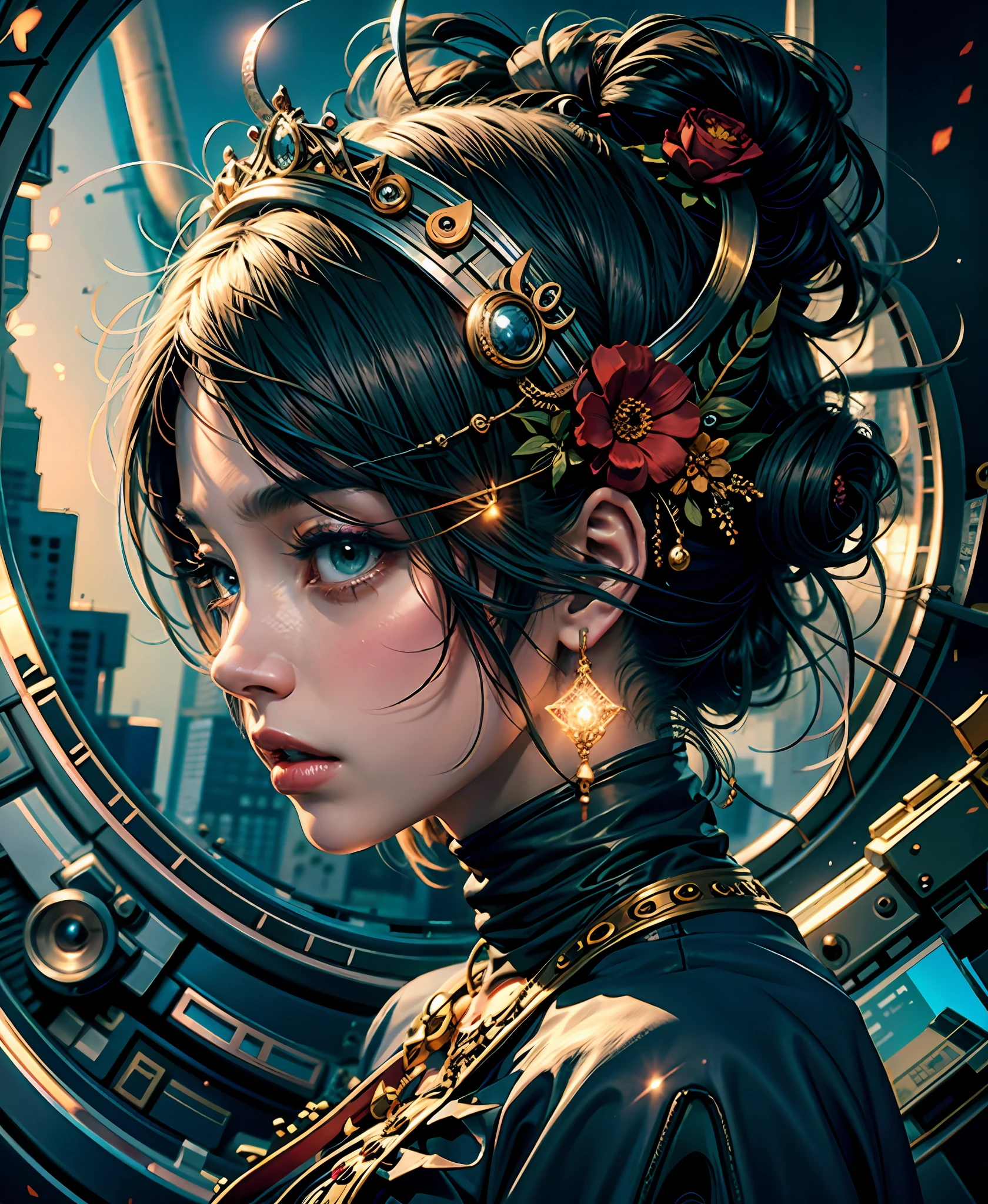 official art, unity 8k wallpaper, ultra detailed, beautiful and aesthetic, High quality, beautiful, masterpiece, best quality, (zentangle, mandala, tangle, entangle:0.6),