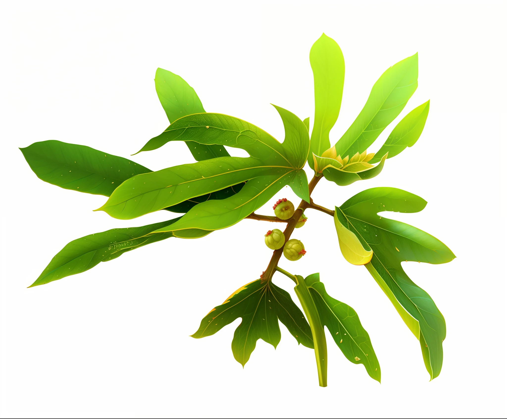 Botanical illustration,k hd,Complete details,The fruit is complete