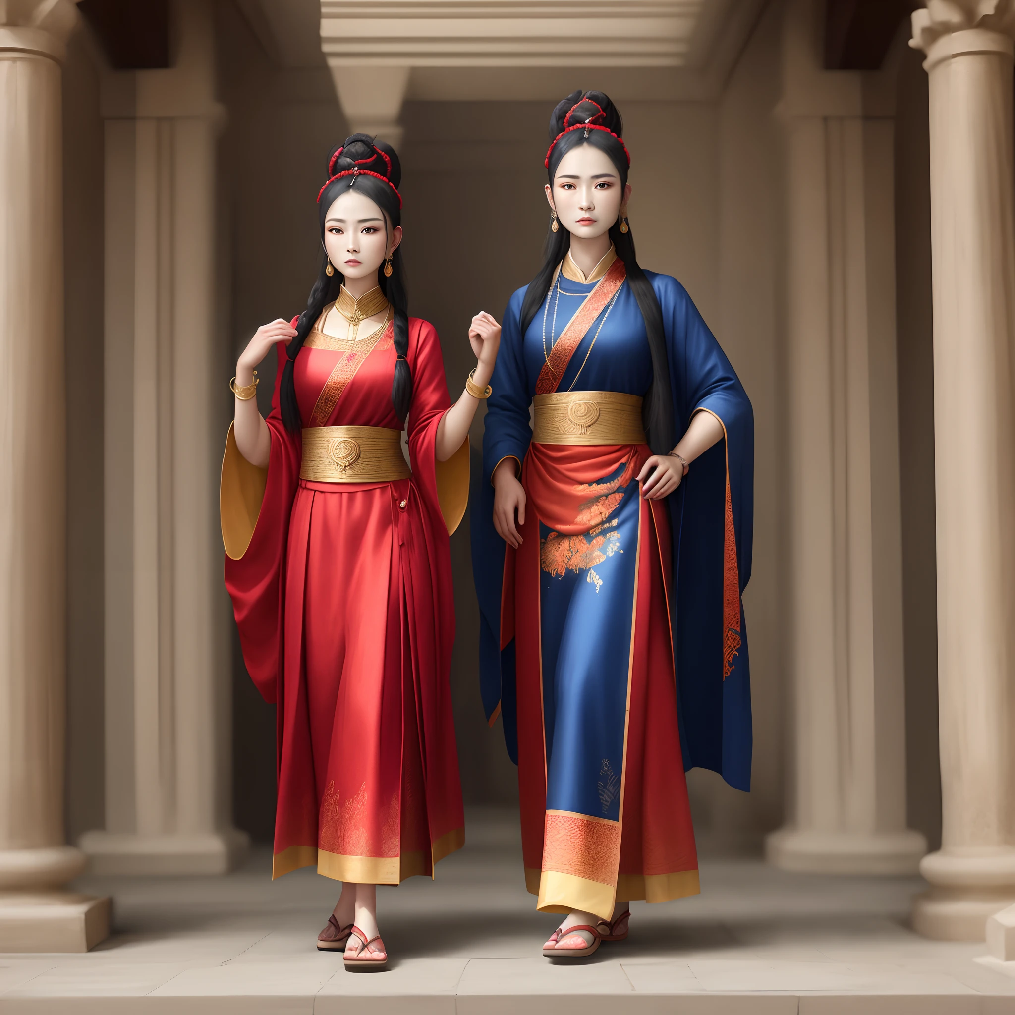 High appearance,femele,Ancient Style,Full body photo