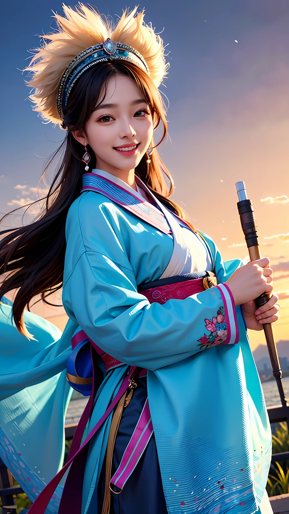 Highly detailed CG Unity 8k wallpaper, (masterpiece, pretty person, polluted smile), korean clothes,