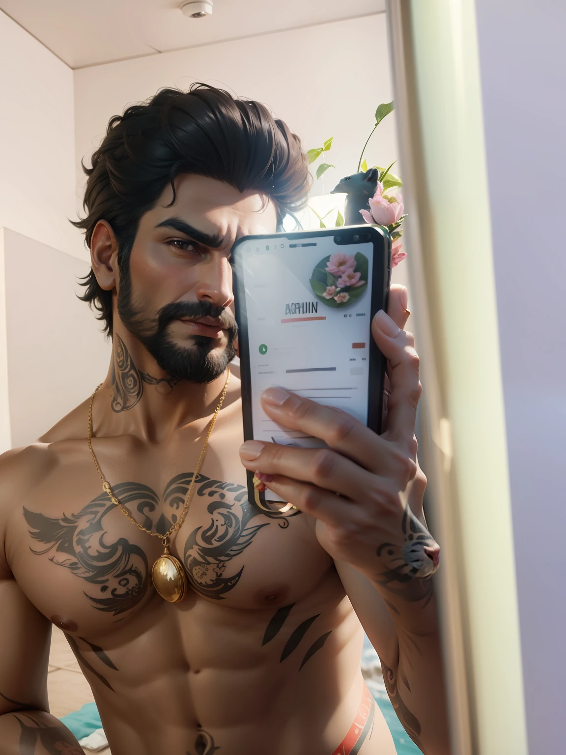 3D animation flower in background yaar animals snacks tattoo change