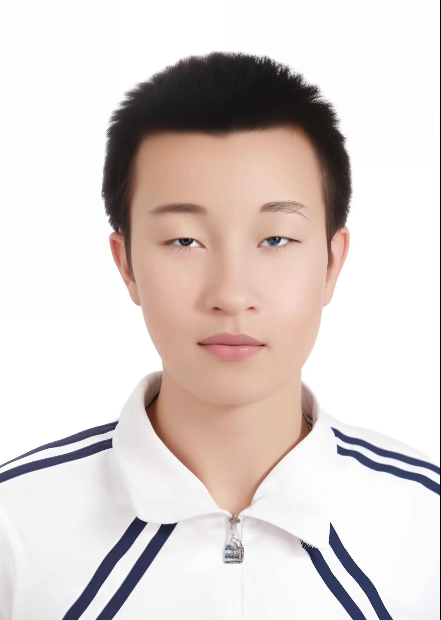 White background for blue background，The characters remain the same
