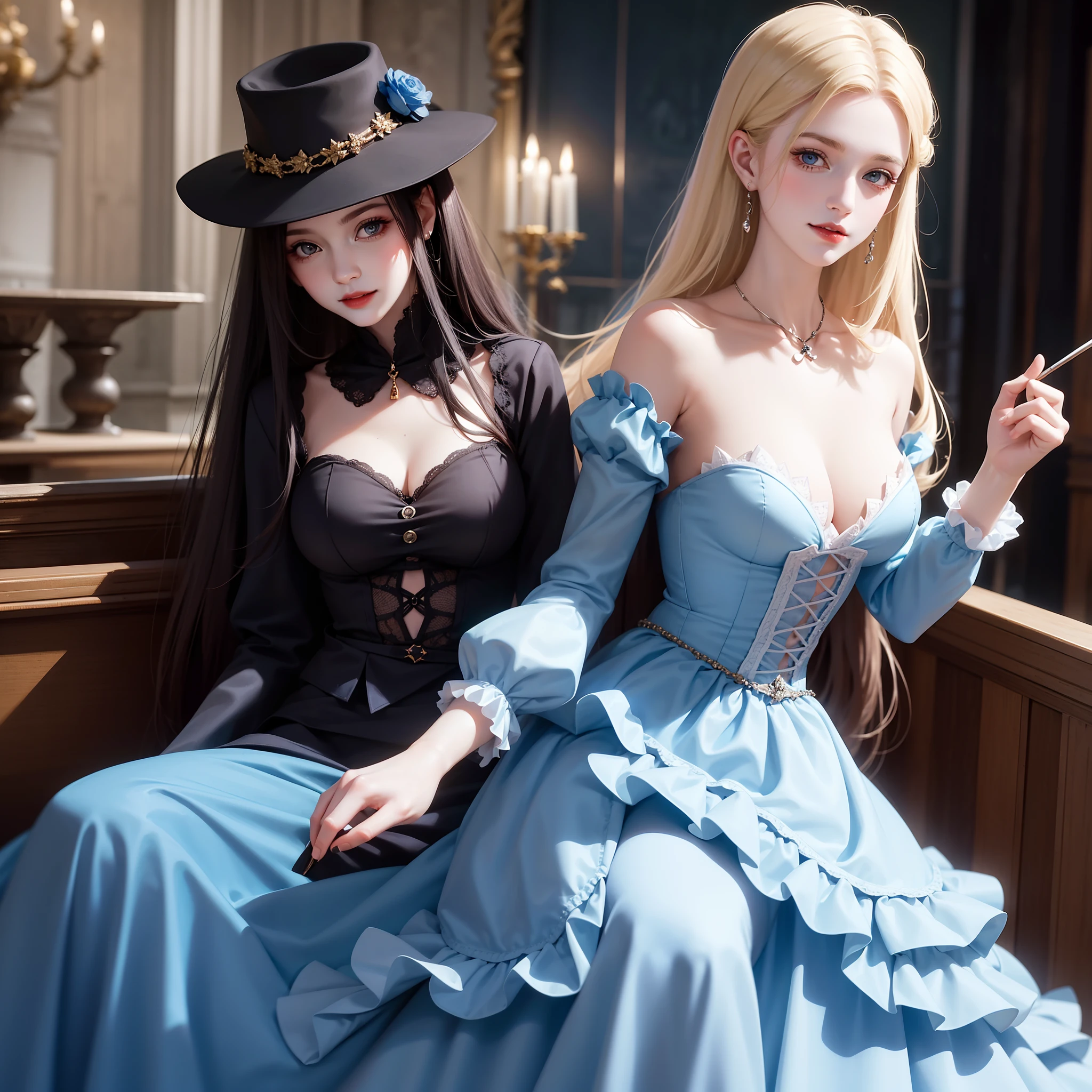 Anne von Deutch, from the von Deutch lineage, is a highly intelligent female vampire. The von Deutch family is the second oldest vampire family after the Castlevania lineage. Anna von Deutch is depicted as a girl with snow-white hair, dressed in a blue gown, and her skin as pale as snow. She is the offspring of the von Deutch family's leader and possesses exceptionally rare blood from the vampire goddess. Unlike other vampires, she dislikes human blood. Anna is a cheerful and friendly girl who treats both humans and fellow vampires with kindness. She has a fondness for flowers and is skilled in concocting potions. Her warm smile lights up whenever she meets people.