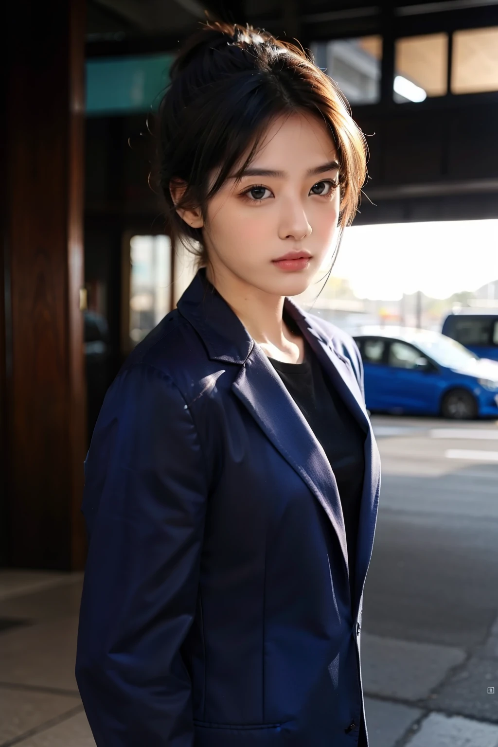 A cool and handsome girl
