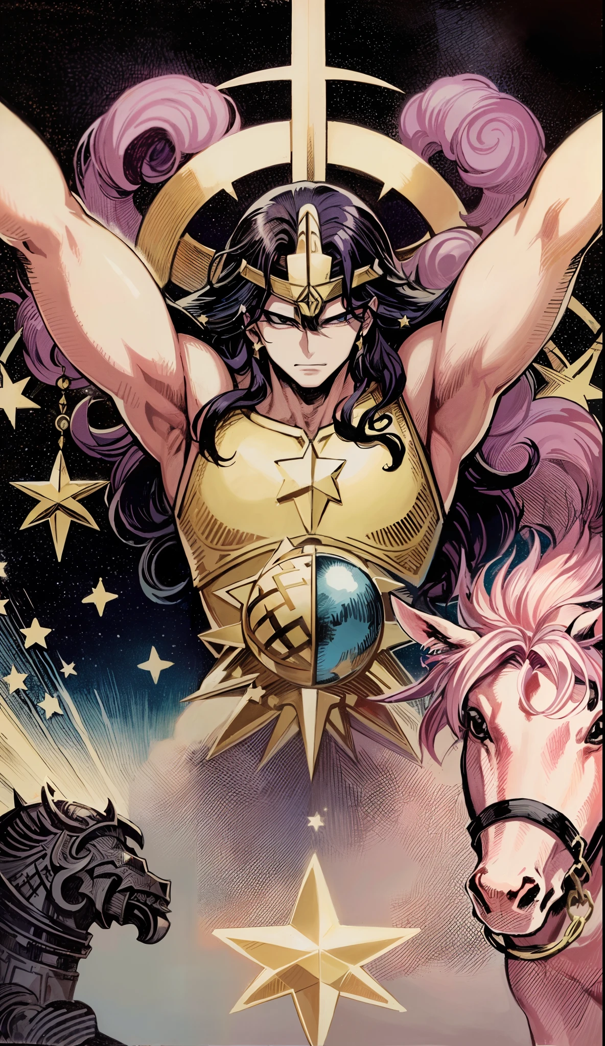 tarot card, the star platinum