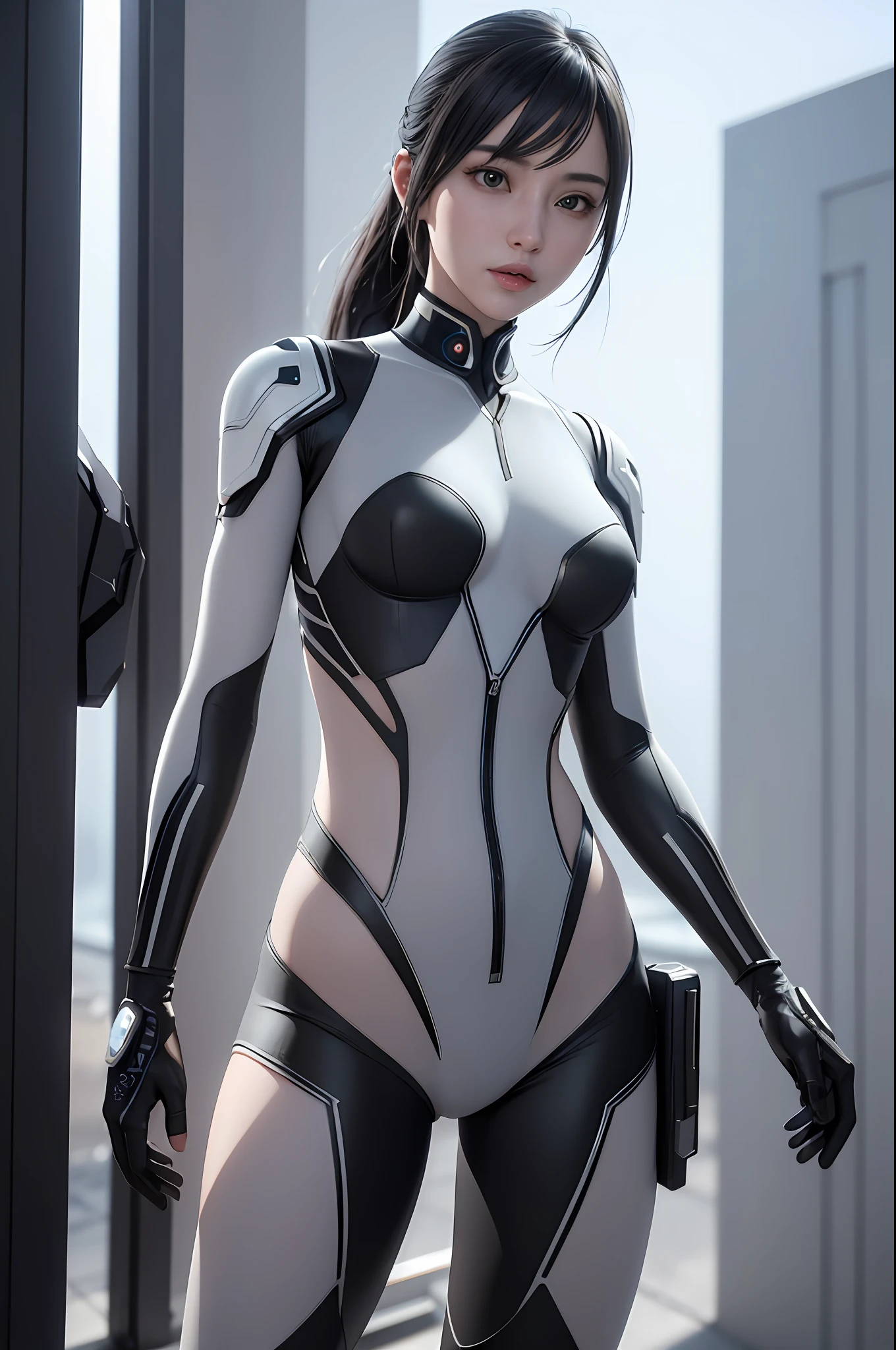 ((Best quality)), ((masterpiece)), (detailed:1.4), 3D, an image of a beautiful cyberpunk female,HDR (High Dynamic Range),Ray Tracing,NVIDIA RTX,Super-Resolution,Unreal 5,Subsurface scattering,PBR Texturing,Post-processing,Anisotropic Filtering,Depth-of-field,Maximum clarity and sharpness,Multi-layered textures,Albedo and Specular maps,Surface shading,Accurate simulation of light-material interaction,Perfect proportions,Octane Render,Two-tone lighting,Wide aperture,Low ISO,White balance,Rule of thirds,8K RAW, crysisnanosuit