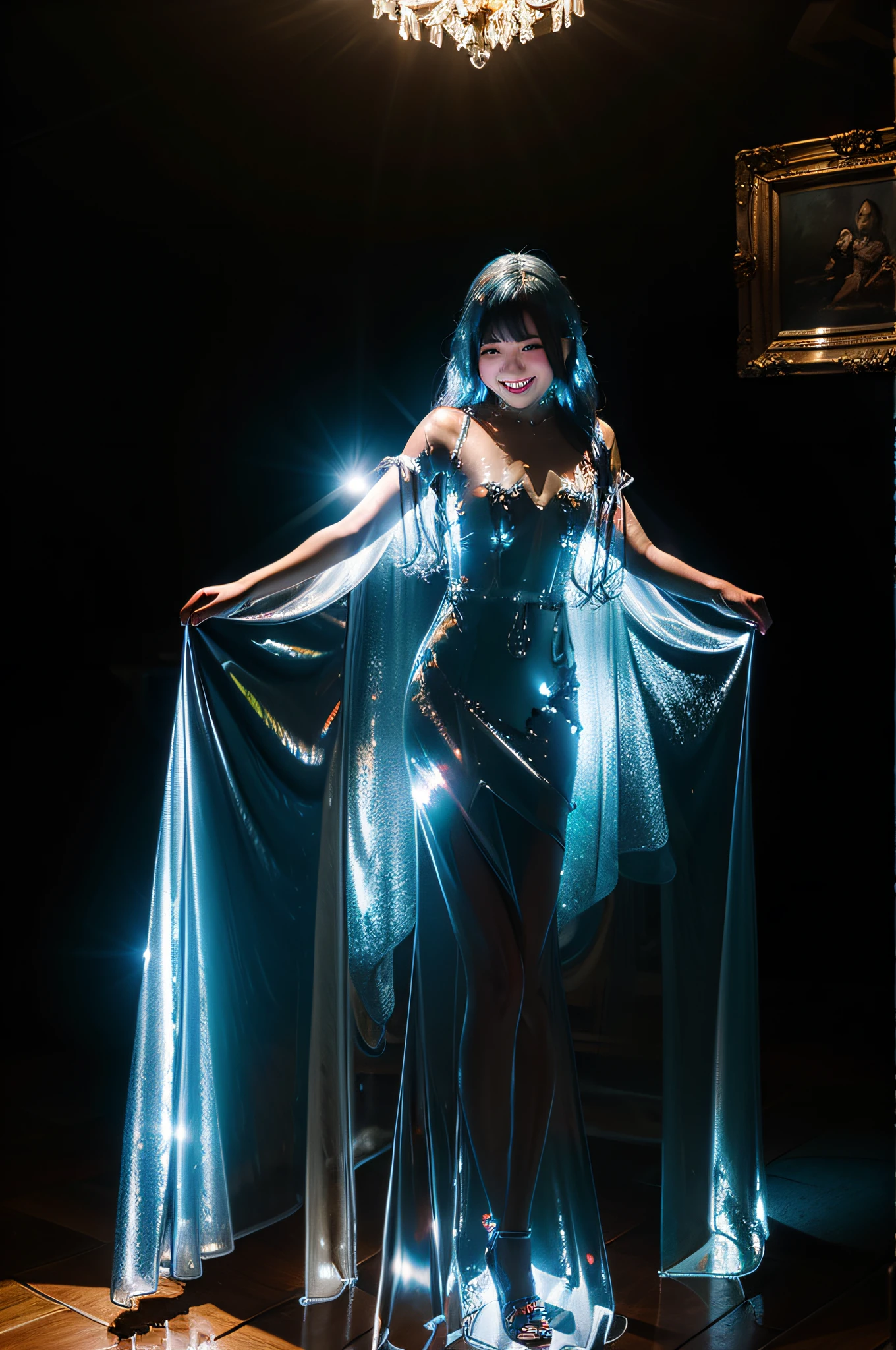 Translucent woman