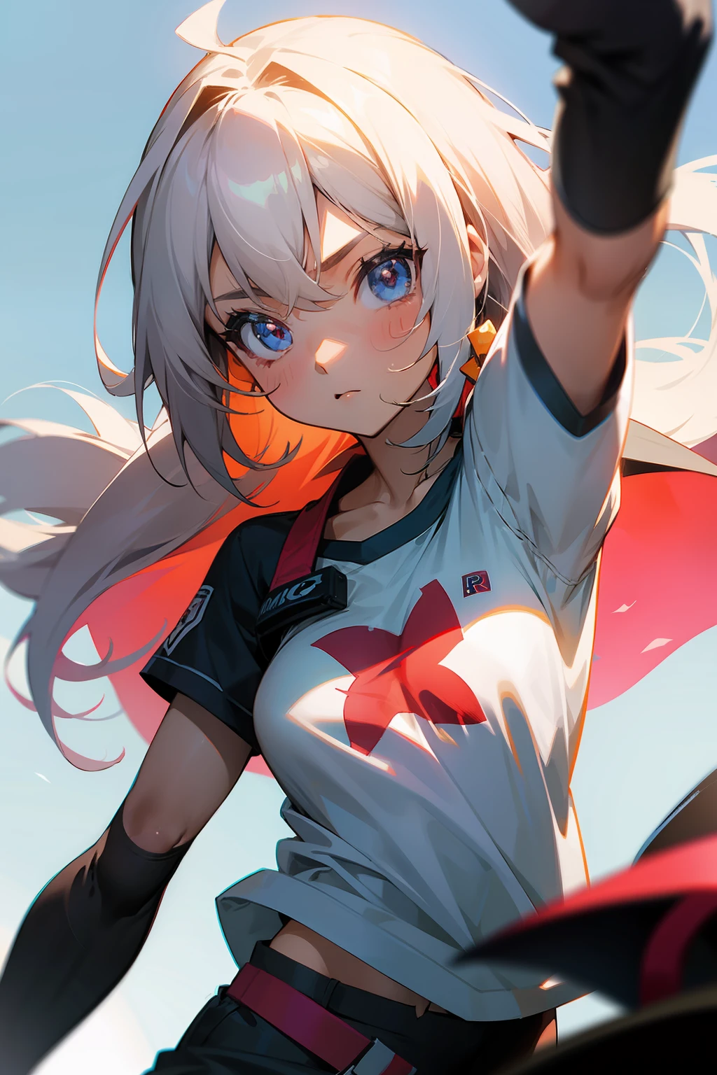 anime girl who has Raul written on her shirt
