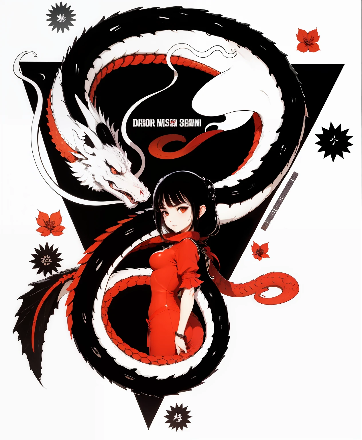 Mulher, dragon around