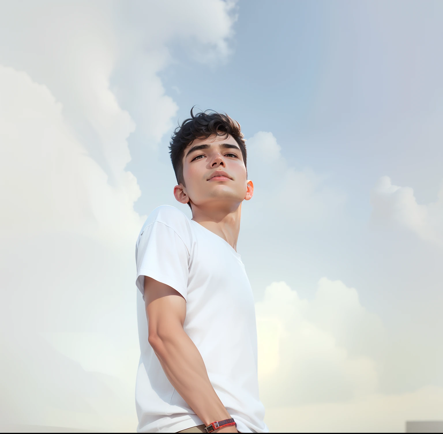 Change the background and make handsome boy