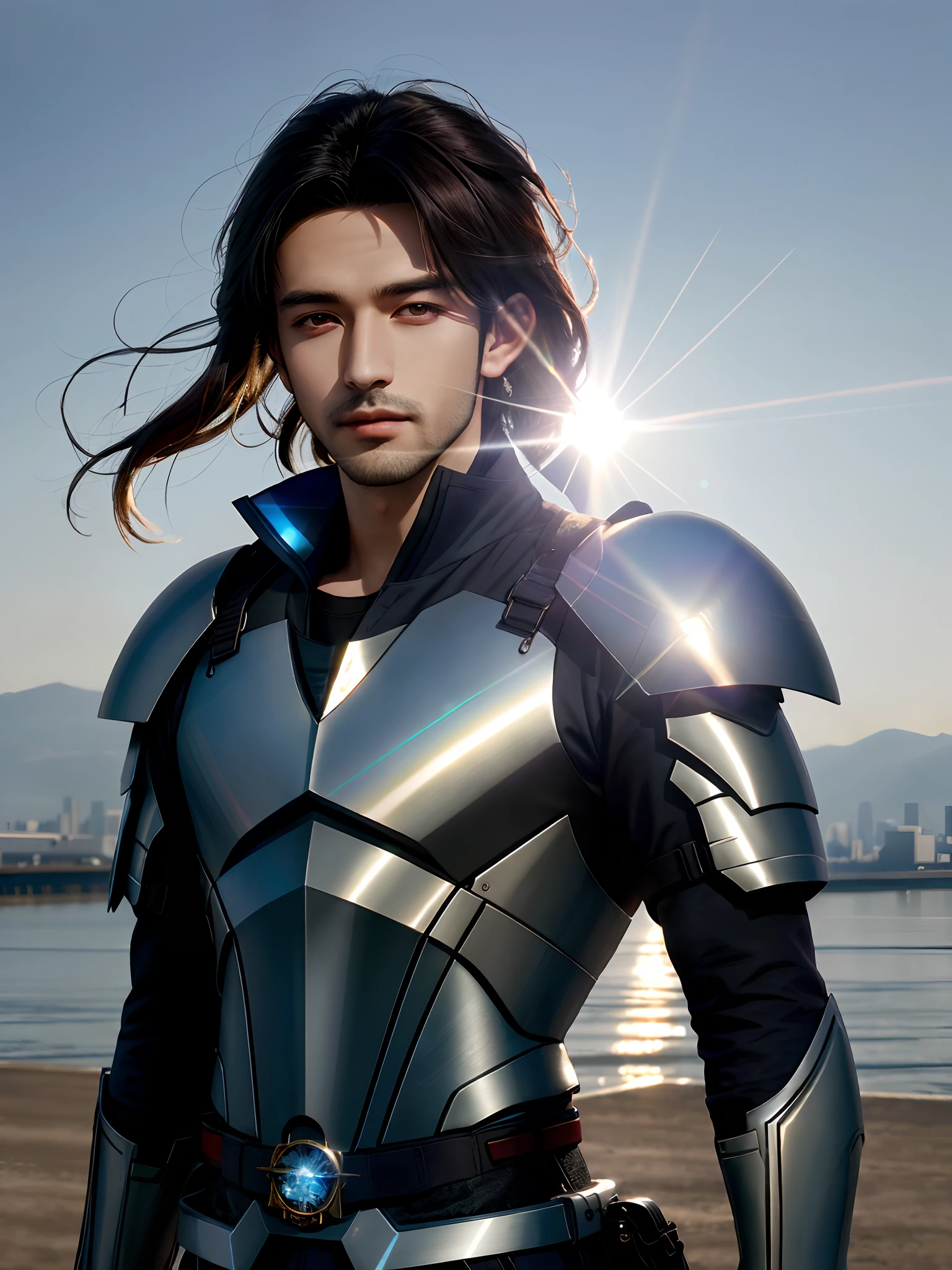 tmasterpiece,best qualtiy,high qulity,k hd,High-quality textures,High-quality shadows,high detal,realisticlying,cinematric light,Sideslit,lens flare glow,Ray traching,Sharp focus,male people