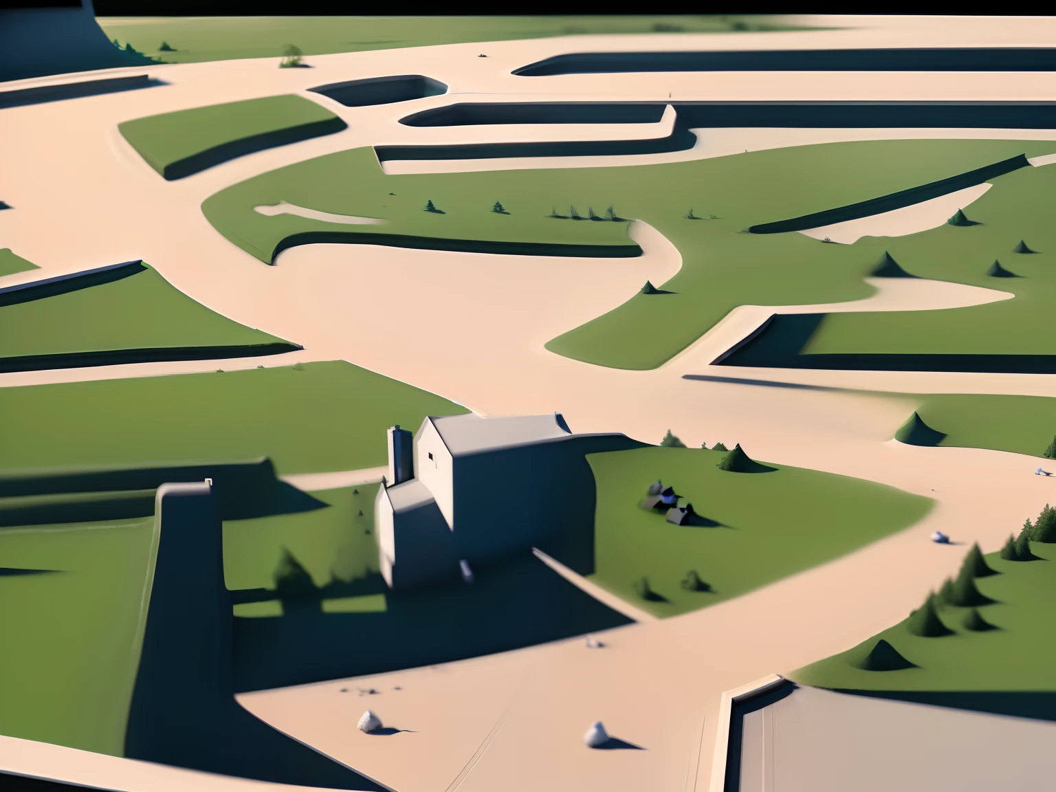 Masterpiece, Best quality, (Extremely detailed Cg Unity 8K wallpaper), (Best quality), (Best Illustration), (Best shadow), A cottage， Isometric 3D, rendering by octane,Ray tracing,Ultra detailed