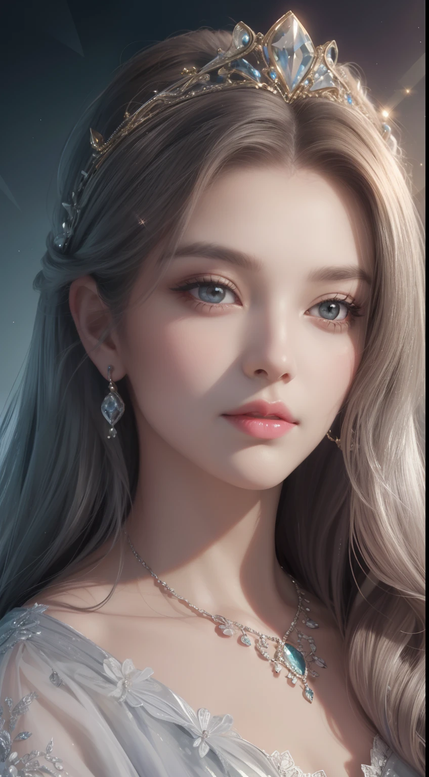 Absurd, ultra-detailed, high quality, masterpiece, detailed face, beautiful eyes, Artemis, the goddess of the hunt and the moon, possesses a beauty that is both wild and ethereal, Artemis has eyes that shimmer like the silver glow of moonlight on a calm night. Her gaze is keen and piercing, Her face is characterized by a sense of timeless beauty, with delicate yet. Her high cheekbones and well-defined jawline lend an air of elegance, while her skin carries a luminous, pale radiance akin. Artemis’ hair flows freely, unrestrained by convention. It cascades in waves or curls. It can be the color of moonlit silver. Artemis’ beauty is not defined by societal standards