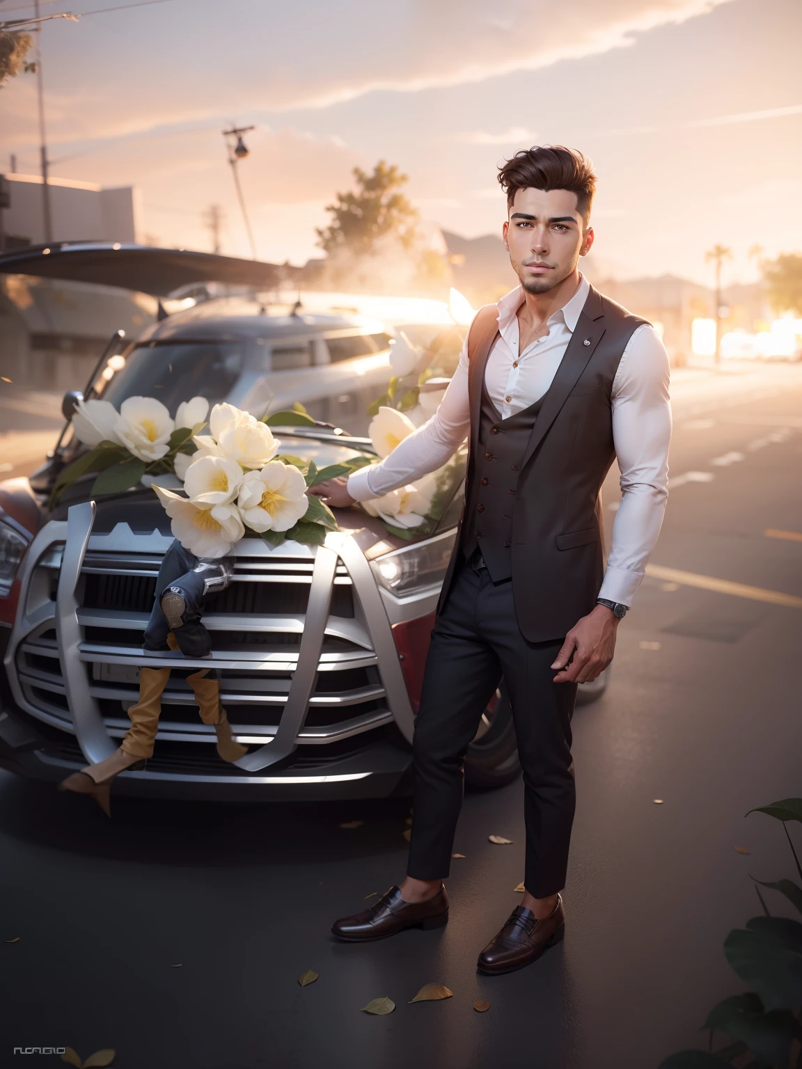 Change background handsome boy, realistic face, 8k, ultra realistic.