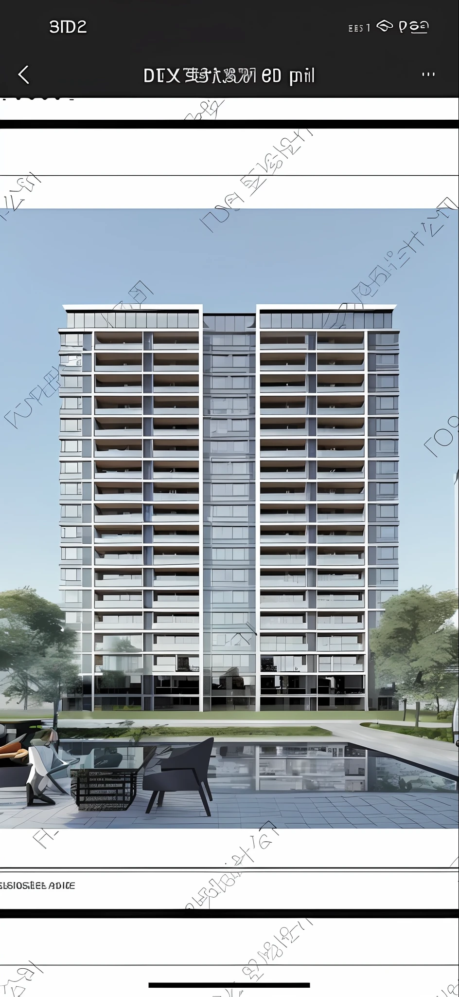 A rendering of a building，full building, precise architectural rendering, Perspective view, building rendering, architectural 3 d render, Single building,  incredible high details, height detailed hd realistic 8 k, wide angle exterior 2022, realistic building, high quality rendering, Residential houses, extremly high detail